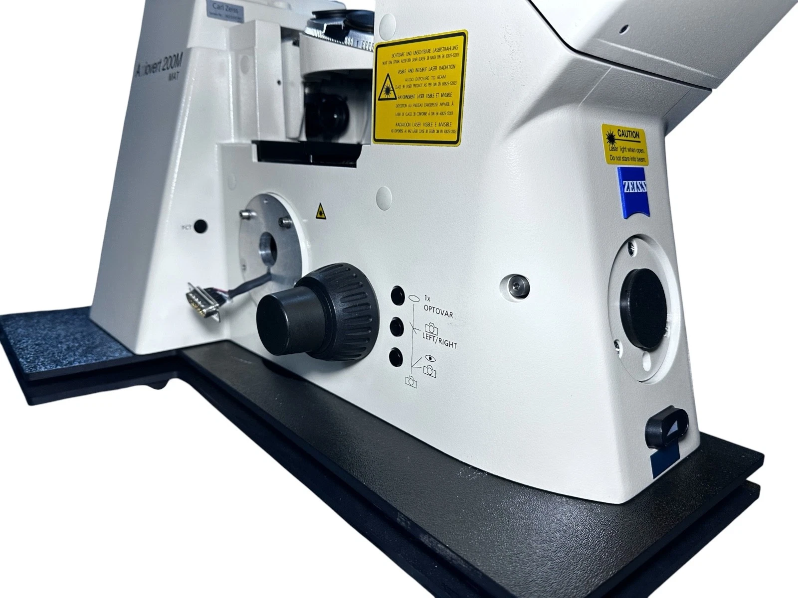 Zeiss Axiovert 200M MAT Inverted Microscope w/ Turret, Eyepieces, Manual Tested — photo 12 of 13