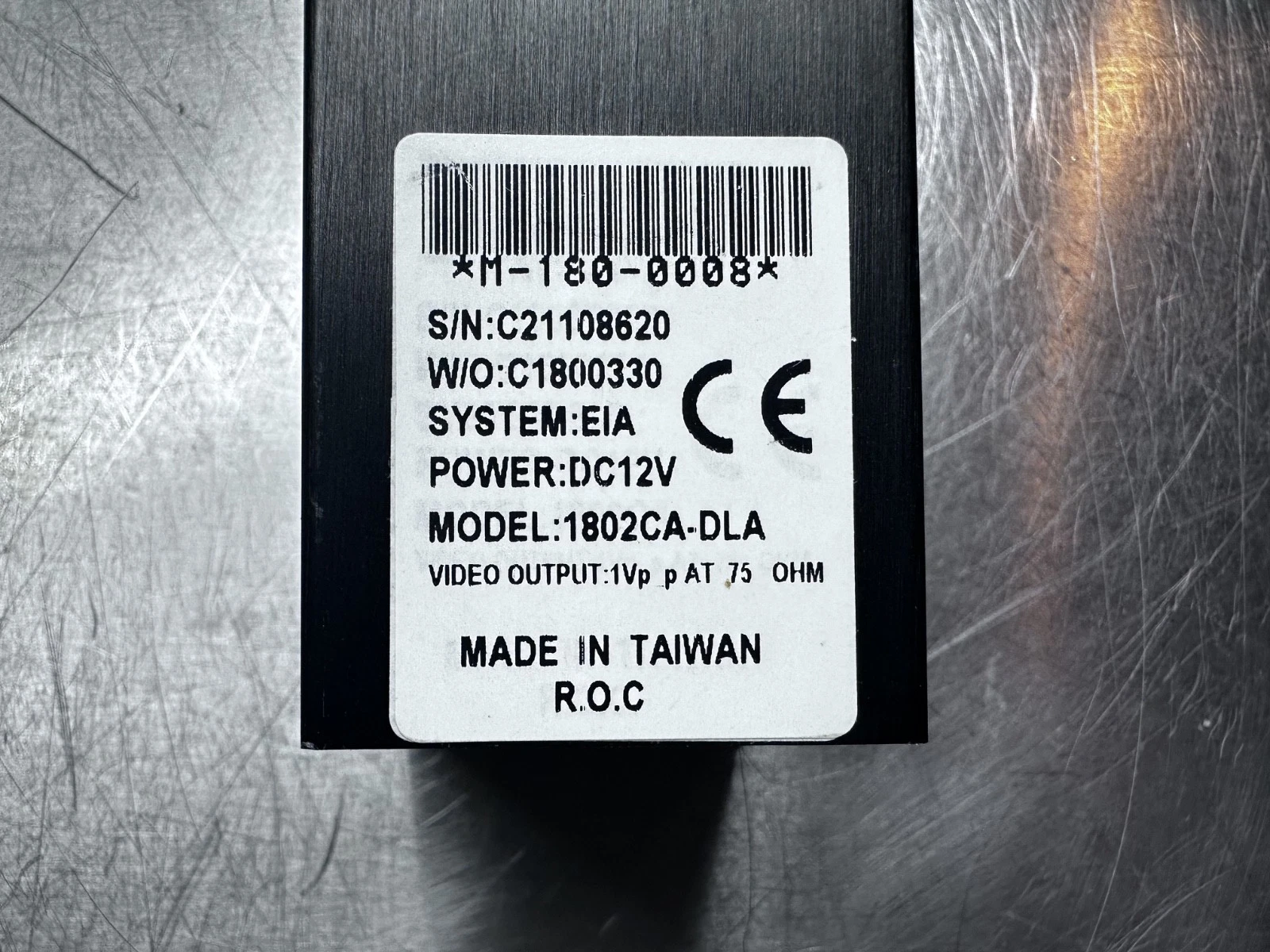 1802CA-DLA CCD Analog Camera EIA 12V Industrial CCTV Microscope Imaging T — photo 2 of 7