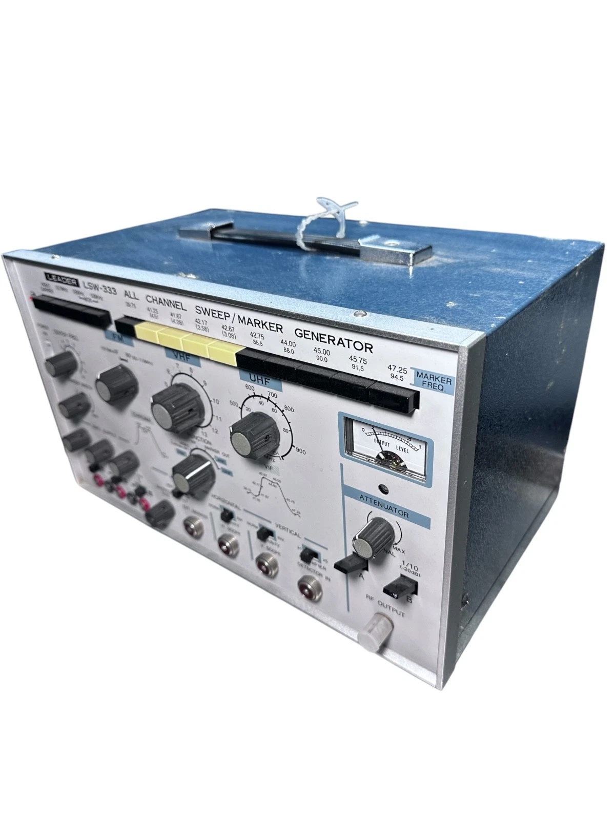 Leader LSW-333 All Channel Sweep Marker Generator Tested Working w/ Cables — photo 5 of 6