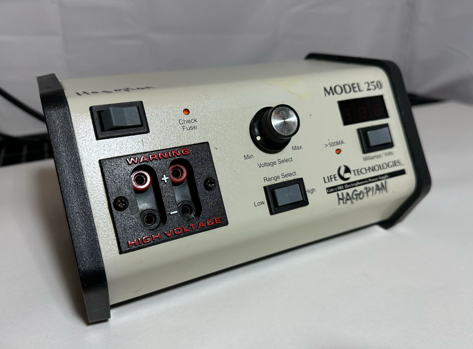 Life Technologies Model 250 Electrophoresis Power Supply - Tested & Working — photo 3 of 10