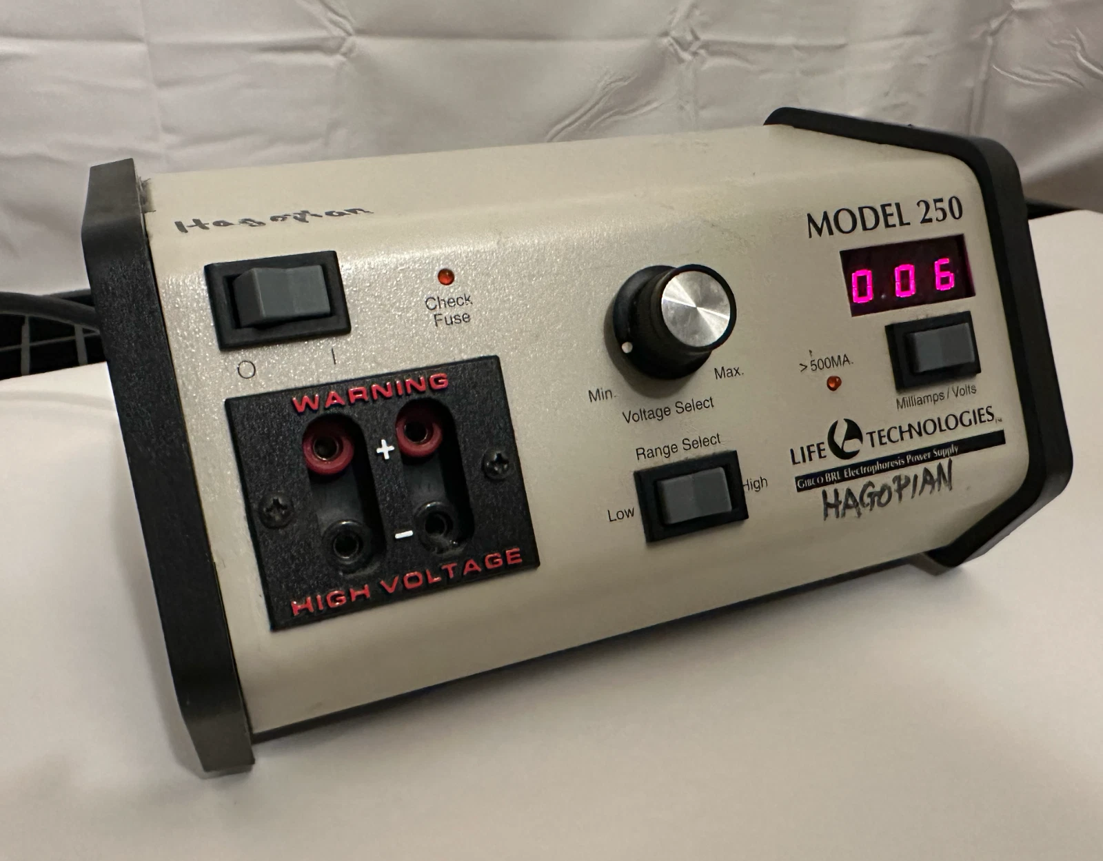 Life Technologies Model 250 Electrophoresis Power Supply - Tested & Working — photo 10 of 10