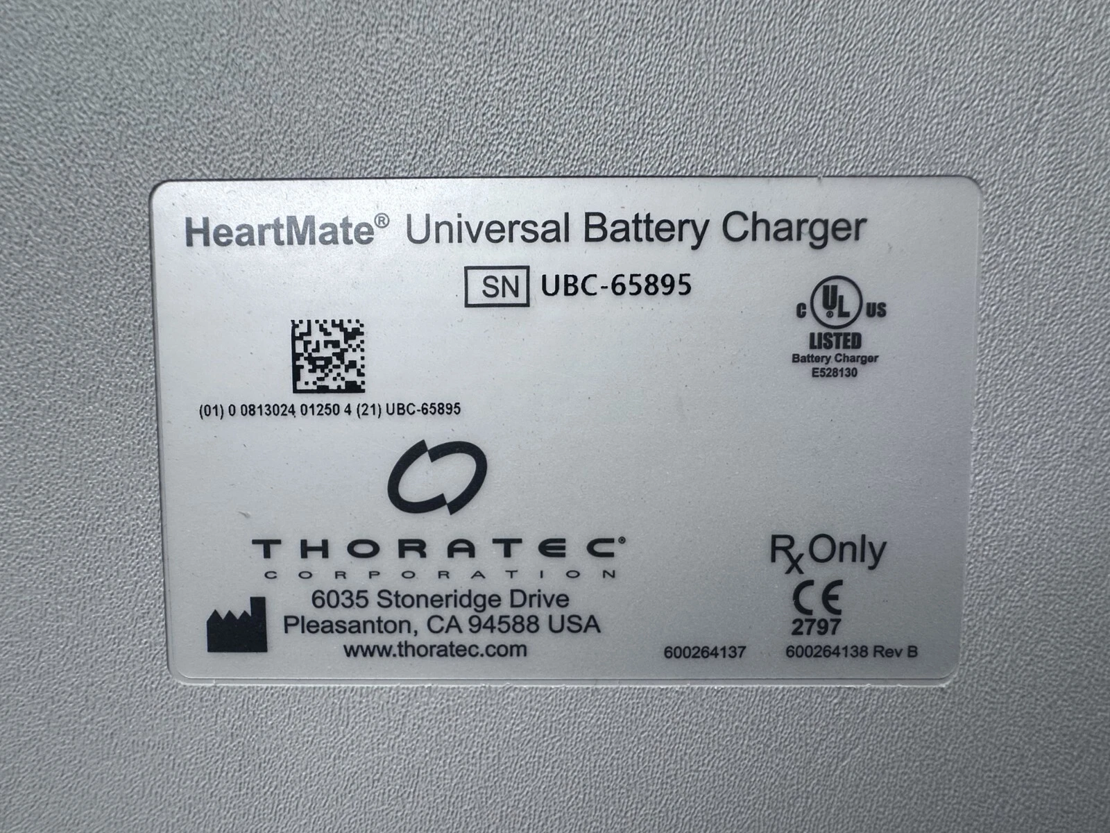 Thoratec HeartMate Universal Battery Charger UBC-65895 – With Display, Tested — photo 9 of 9