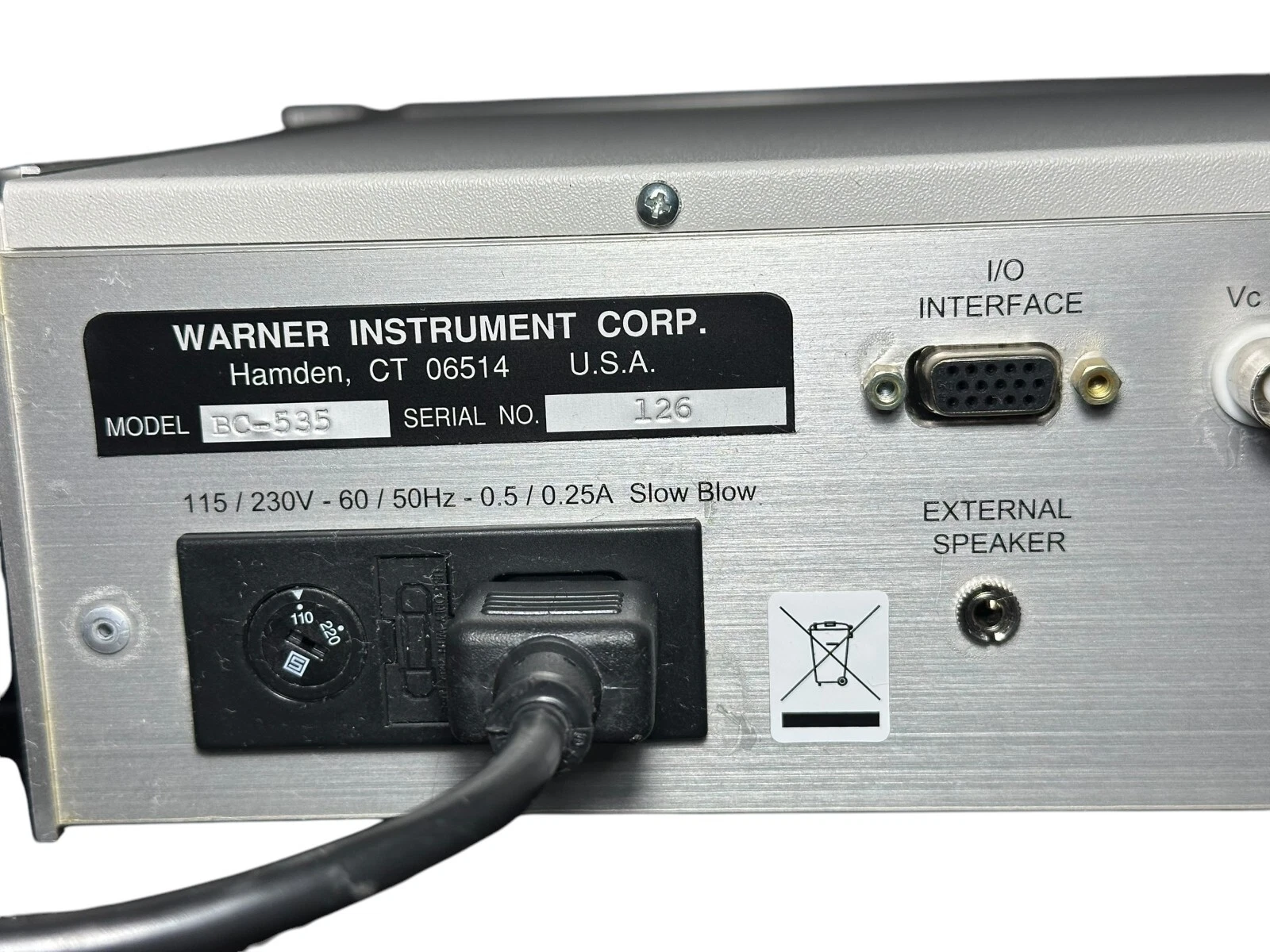 Warner Instruments BC-535 Bilayer Clamp Amplifier - Excellent Condition — photo 8 of 15
