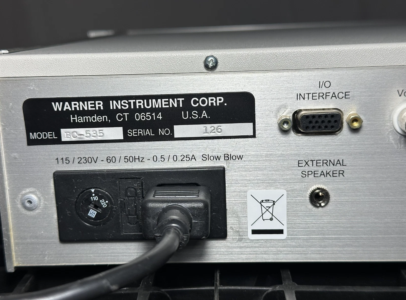 Warner Instruments BC-535 Bilayer Clamp Amplifier - Excellent Condition — photo 14 of 15