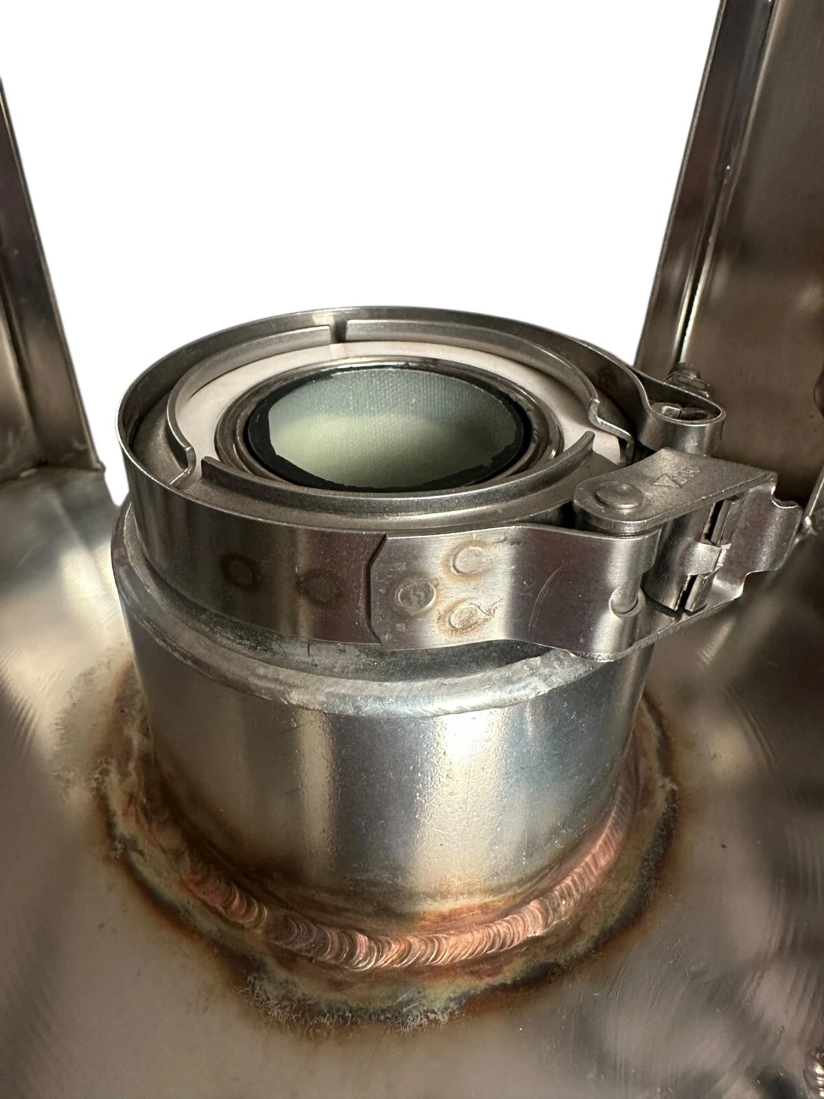 Cryenco 100 LHE Liquid Helium Dewar Cryogenic Storage Tank w/ Pressure Gauge — photo 7 of 9