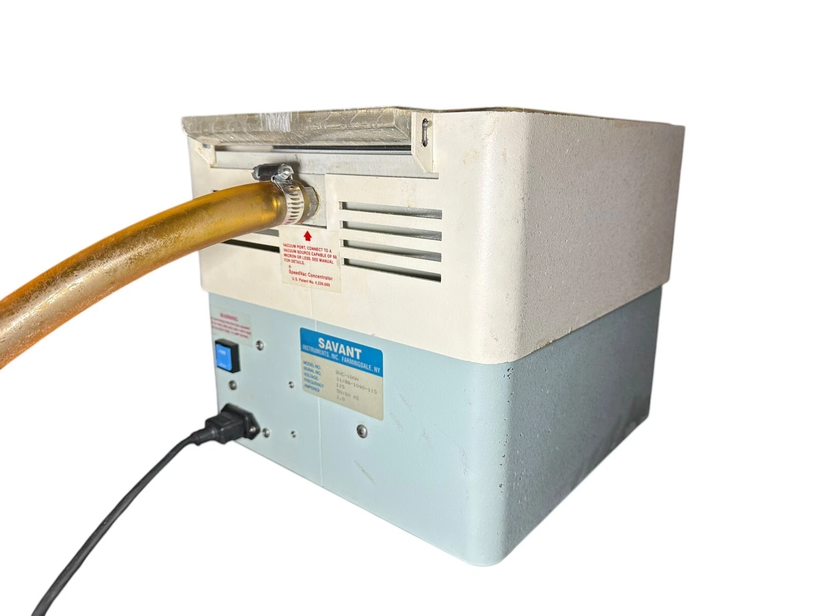 Savant SpeedVac Concentrator – Model SVC-100H - Includes Rotor and Hose — photo 4 of 8