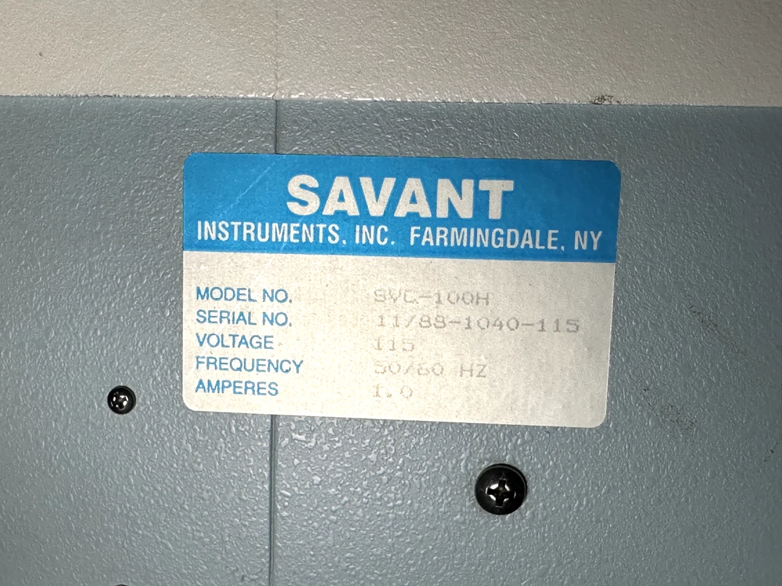 Savant SpeedVac Concentrator – Model SVC-100H - Includes Rotor and Hose — photo 8 of 8