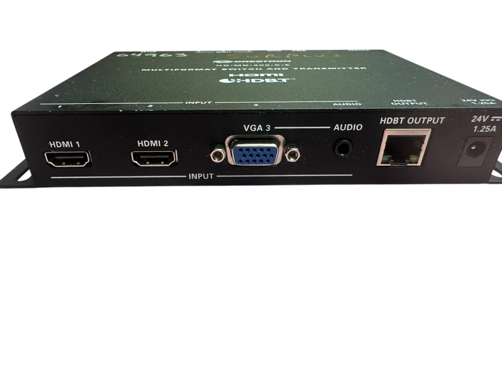 Crestron HD-MD-400-C-E Multiformat Switch & HDBaseT Transmitter HDMI VGA Audio — photo 2 of 6