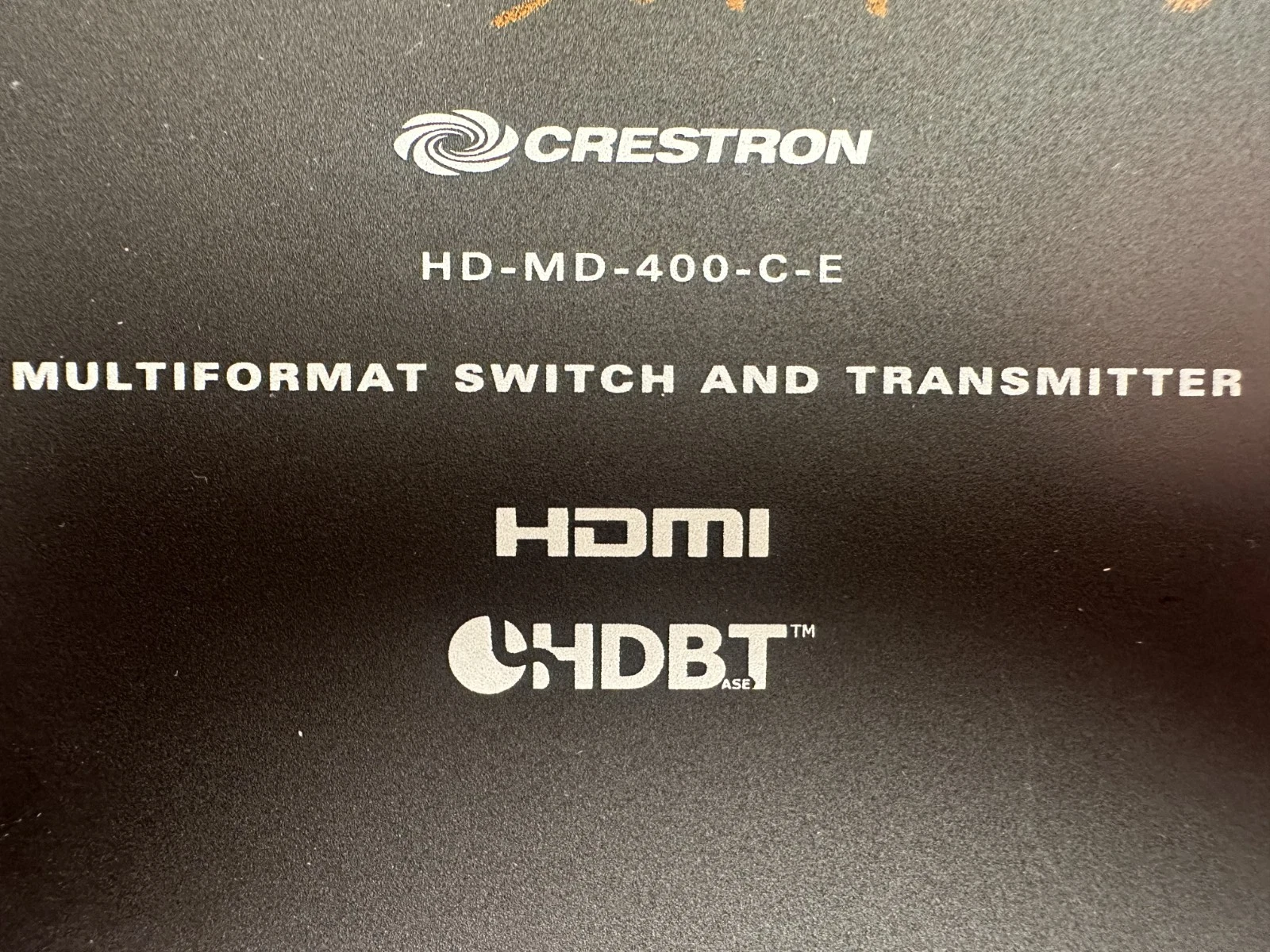 Crestron HD-MD-400-C-E Multiformat Switch & HDBaseT Transmitter HDMI VGA Audio — photo 4 of 6