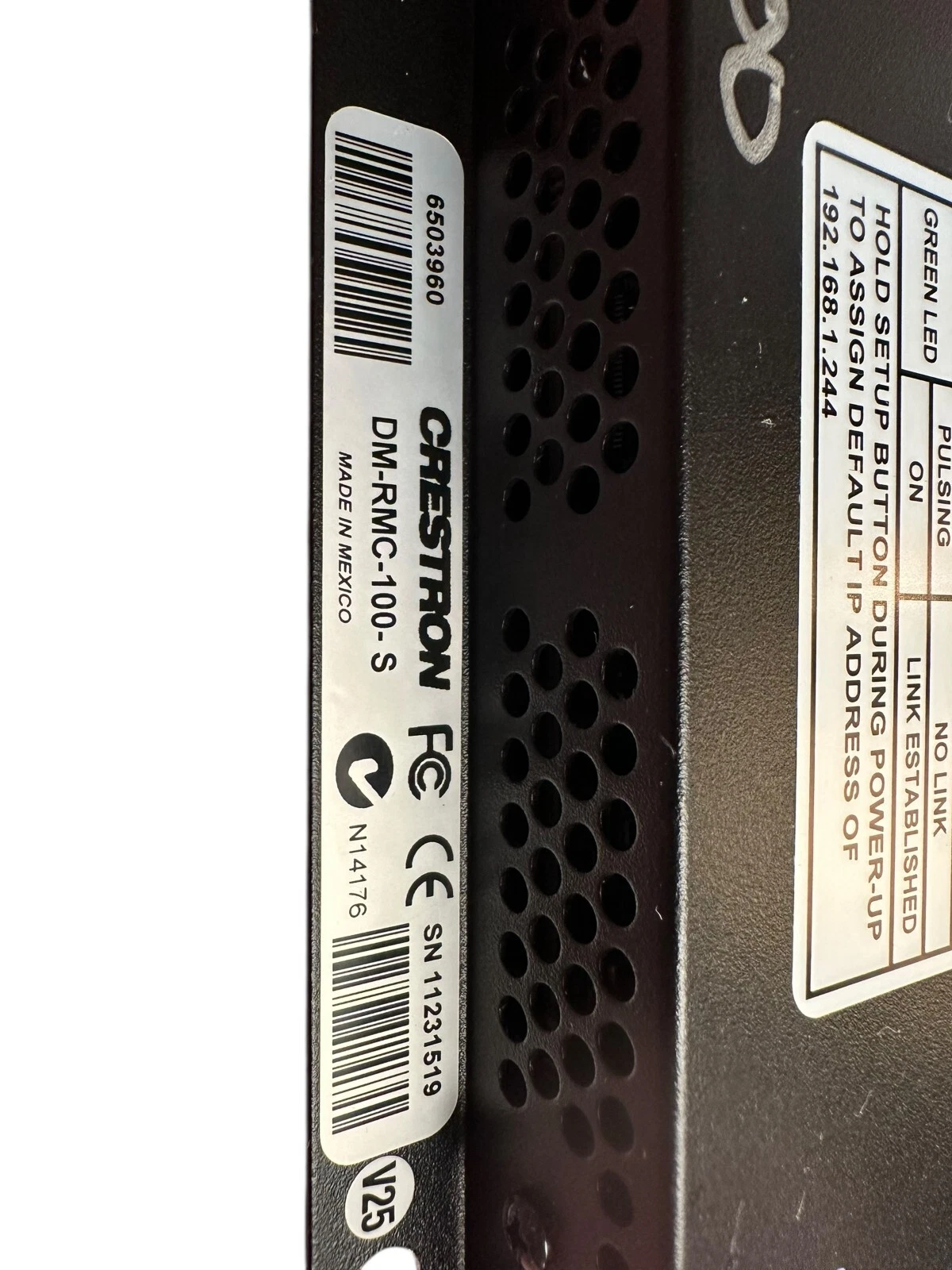 Crestron DM-RMC-100-S DigitalMedia Room Controller DM-RMC-100-S HDMI Over Fiber — photo 3 of 5