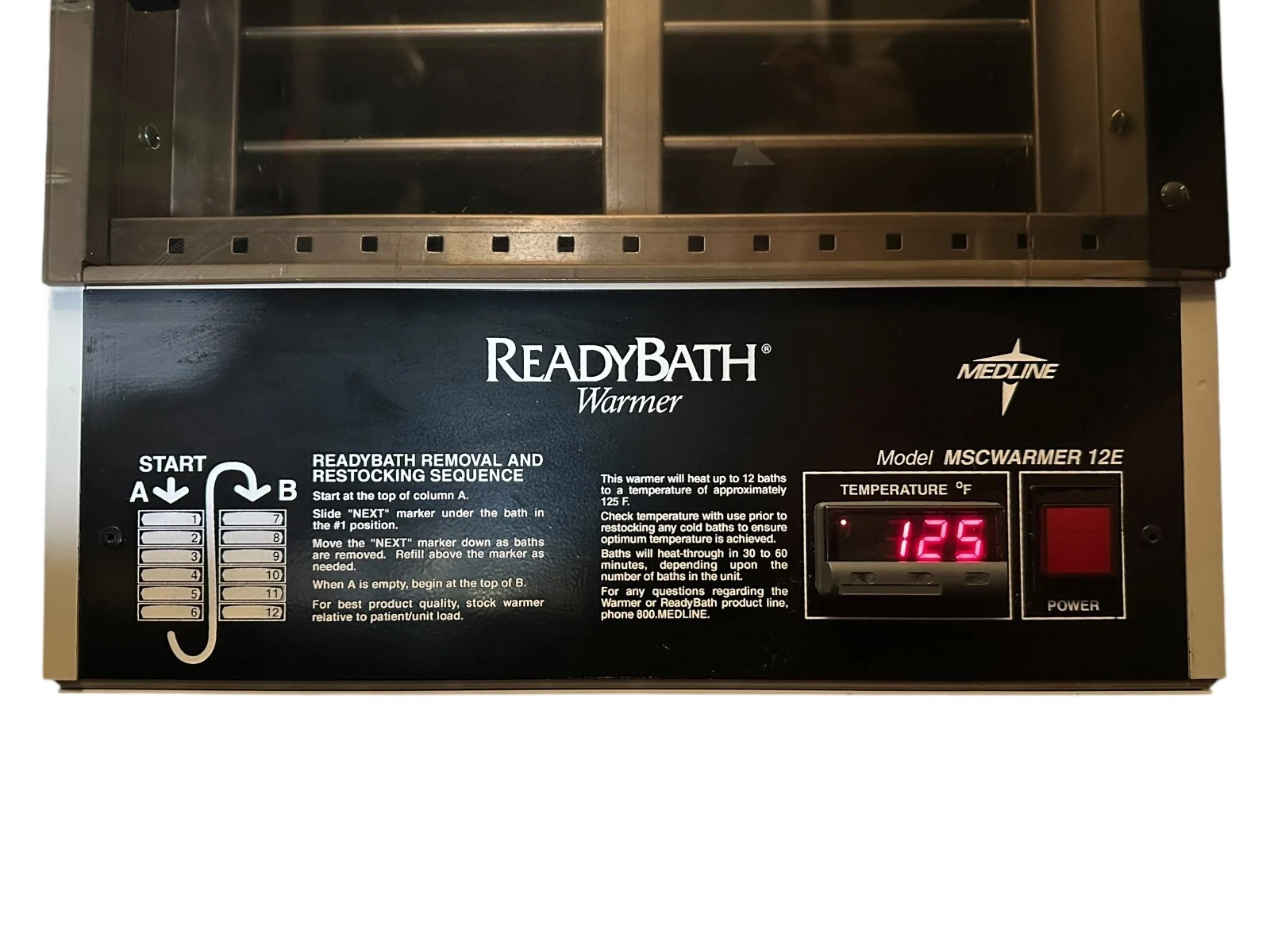 Medline ReadyBath Warmer MSCWARMER 12E | Quincy Lab 10-140MHSe | 115V | Tested — photo 2 of 11