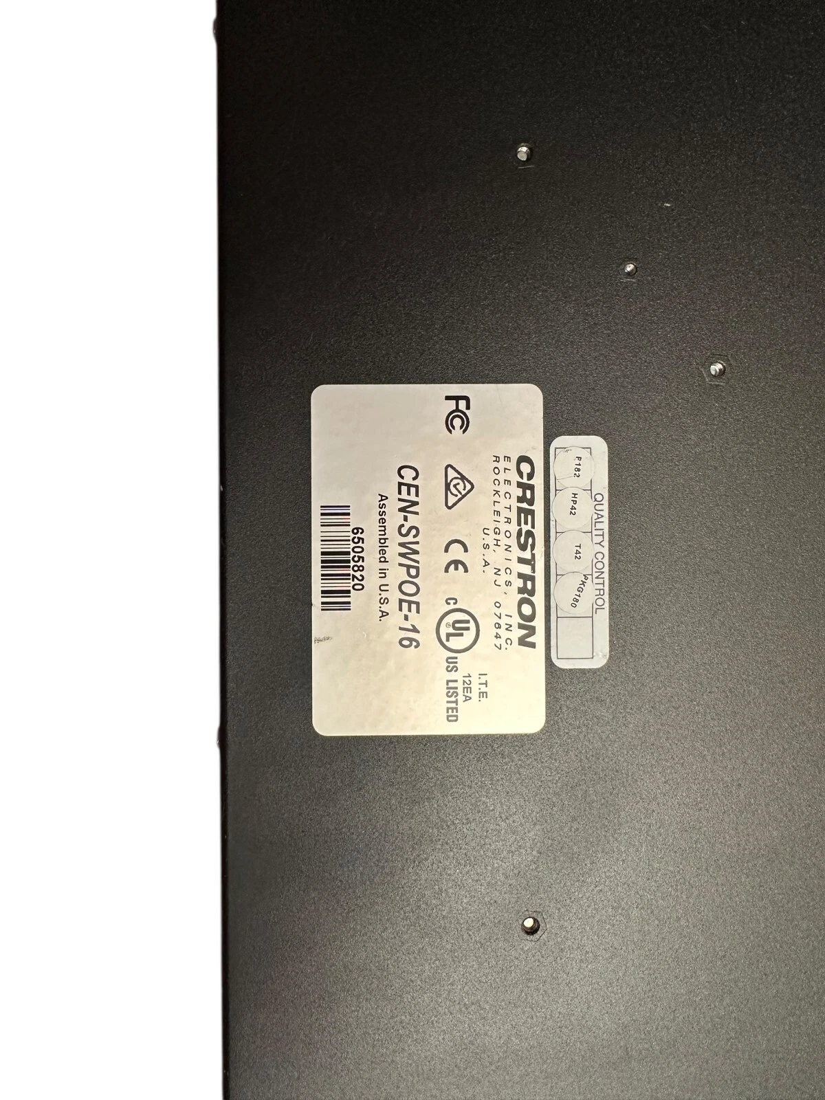 Crestron CEN-SWPOE-16 16-Port Managed POE Gigabit Network Switch – Fully Working — photo 4 of 11