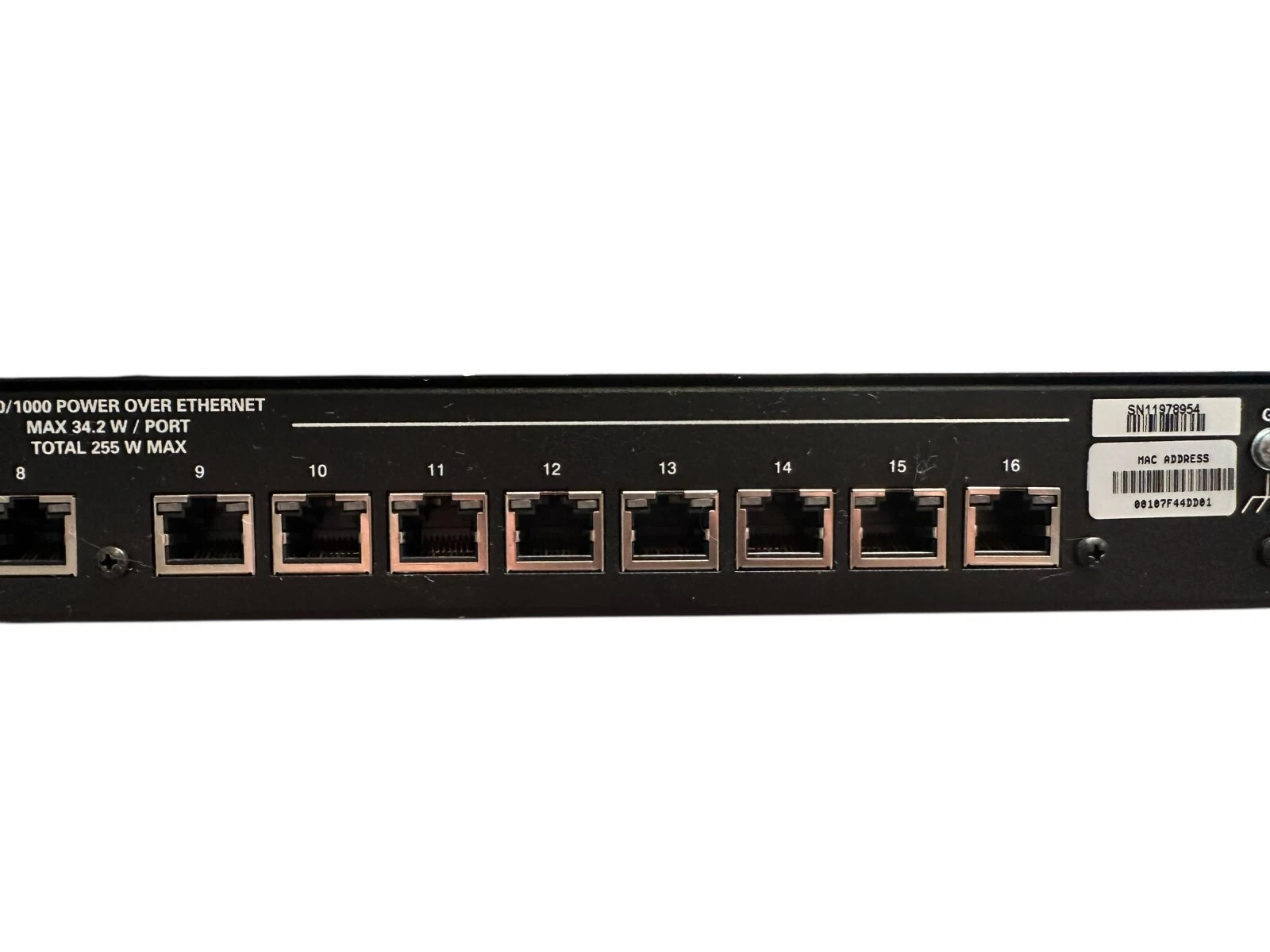 Crestron CEN-SWPOE-16 16-Port Managed POE Gigabit Network Switch – Fully Working — photo 11 of 11