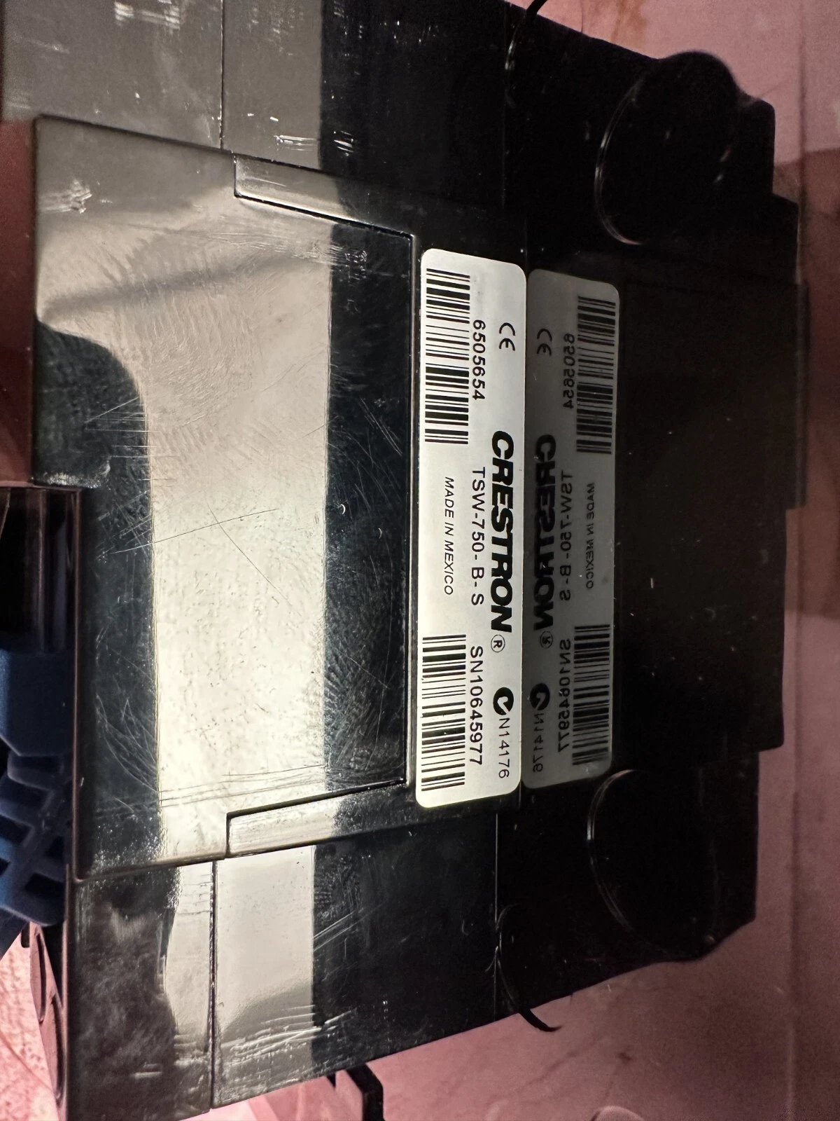 Crestron TSW-750-B-S 7” Touchscreen Panel | Tested | Fully Functional | PoE — photo 3 of 5