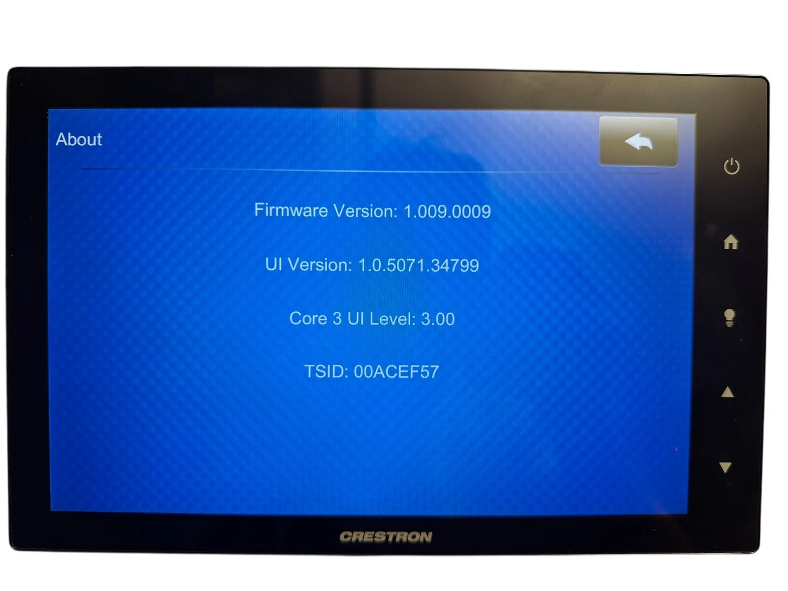Crestron TSW-1050-B-S 10.1" Touch Screen Control Panel – Tested, Works Great! — photo 4 of 5