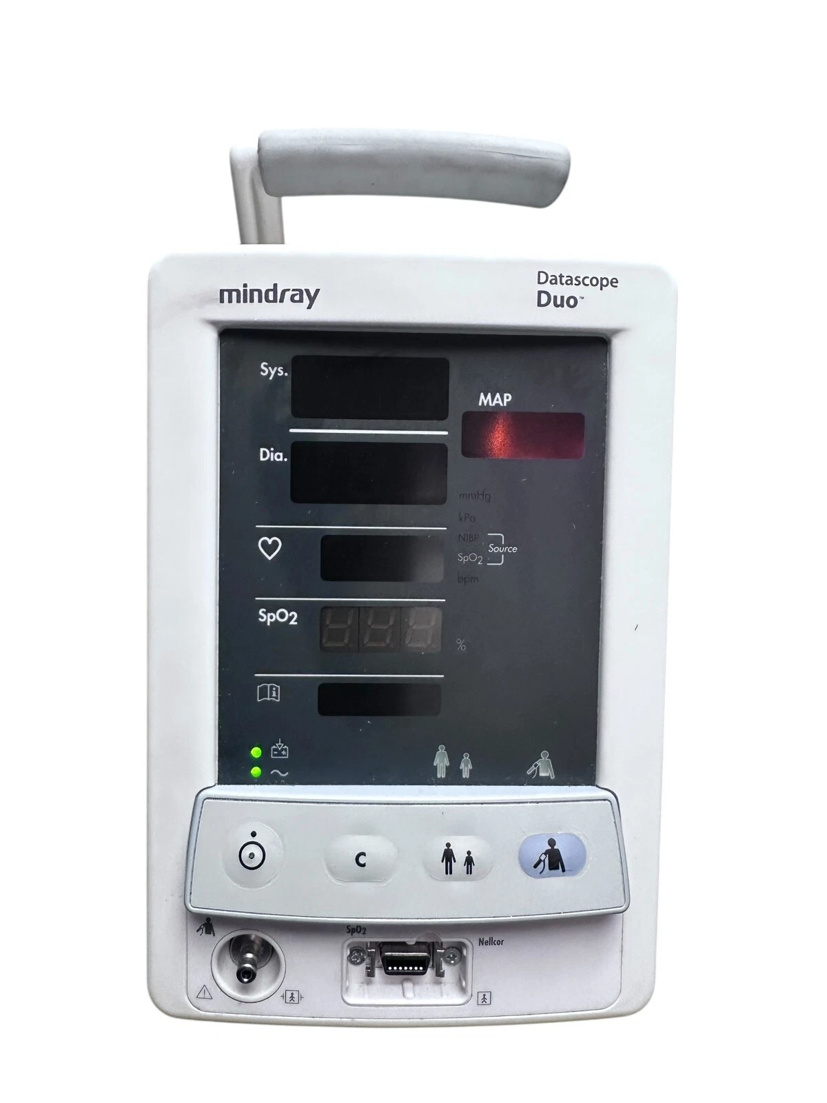 Mindray Datascope Duo Vital Signs Monitor – SpO2, NIBP, MAP - No Sensors