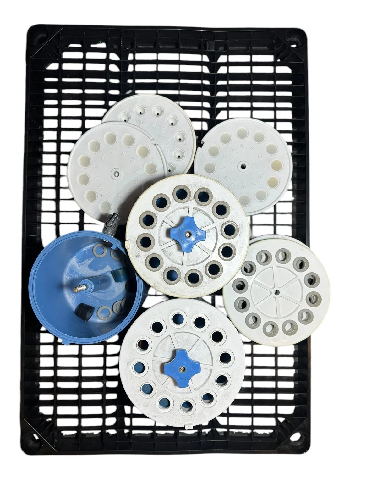 Millipore Vacuum Manifolds with 12-Place Aluminum Filter Holders – Lot of 3 Unit
