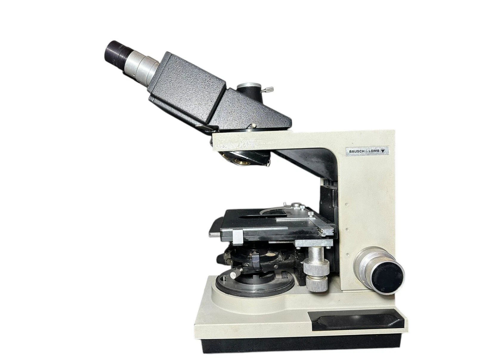 Bausch & Lomb Balplan Binocular Microscope with Mechanical Stage –Model 31-32-16