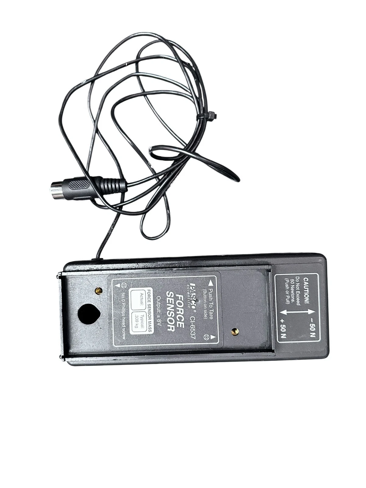 PASCO CI-6537 Force Sensor ±50 N ±8V - Scientific Equipment - Clean Unit — photo 2 of 9