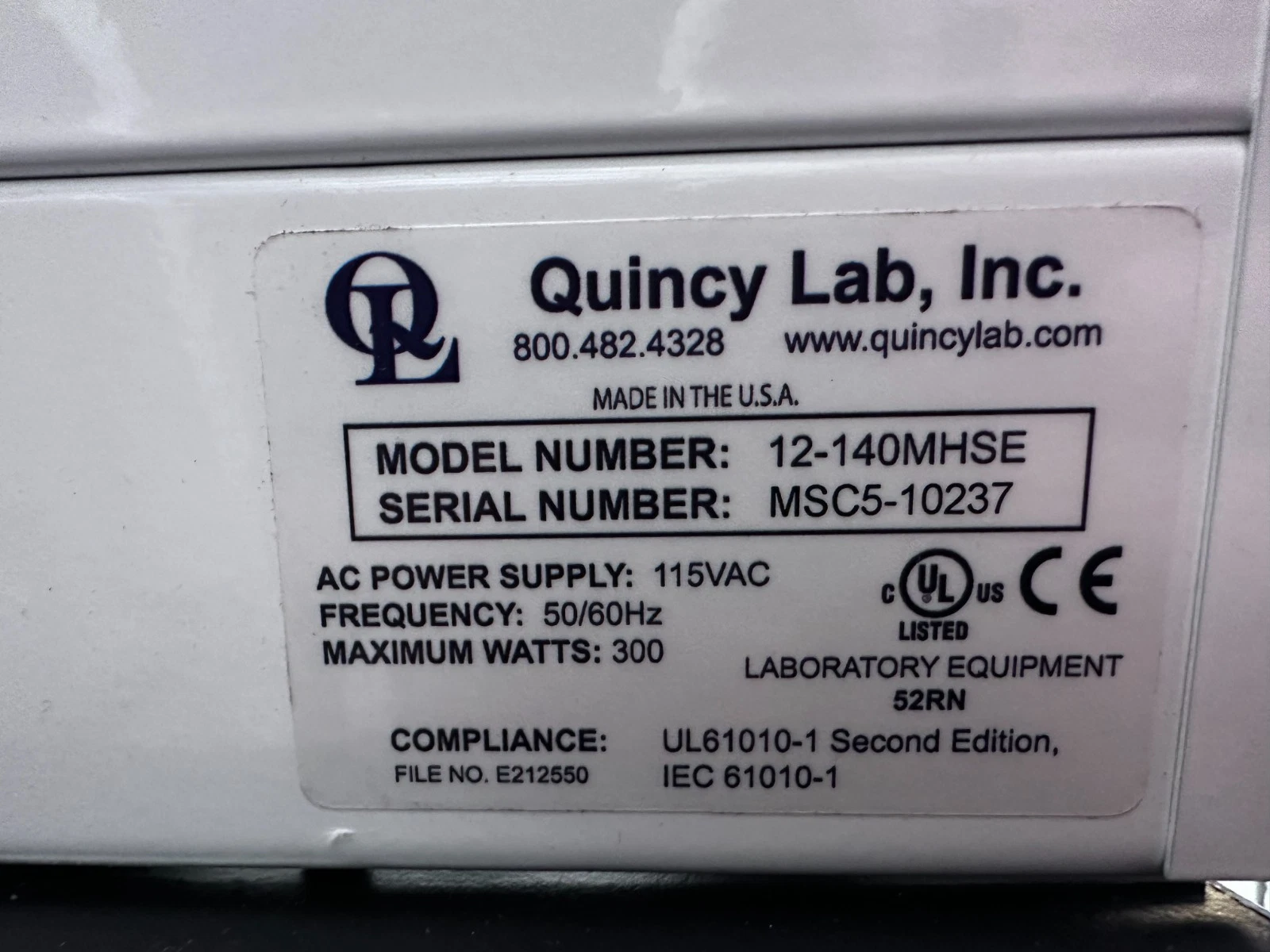 Medline / Quincy Lab Intelligent Warmer | Model 12-140MHSE | Perfect Condition — photo 6 of 10