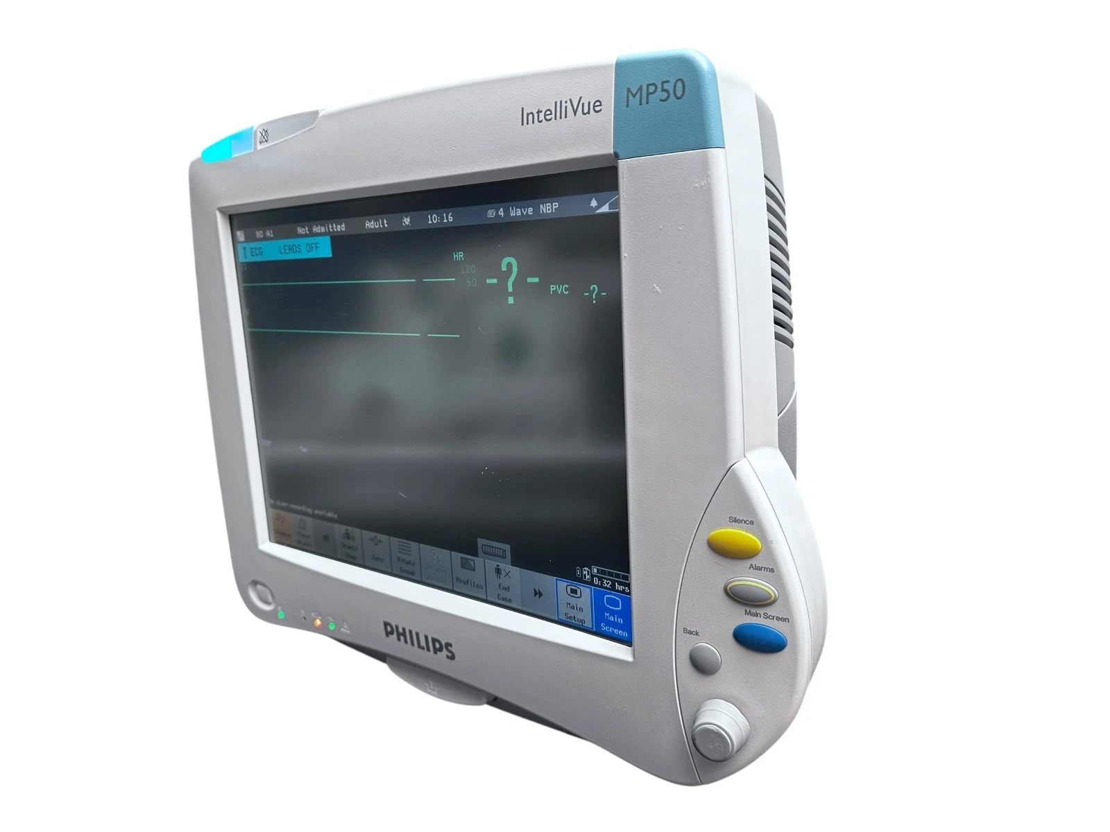 Philips IntelliVue MP50 Patient Monitor – w/ M1116B, M3001A, M1032A, and Battery — photo 4 of 10
