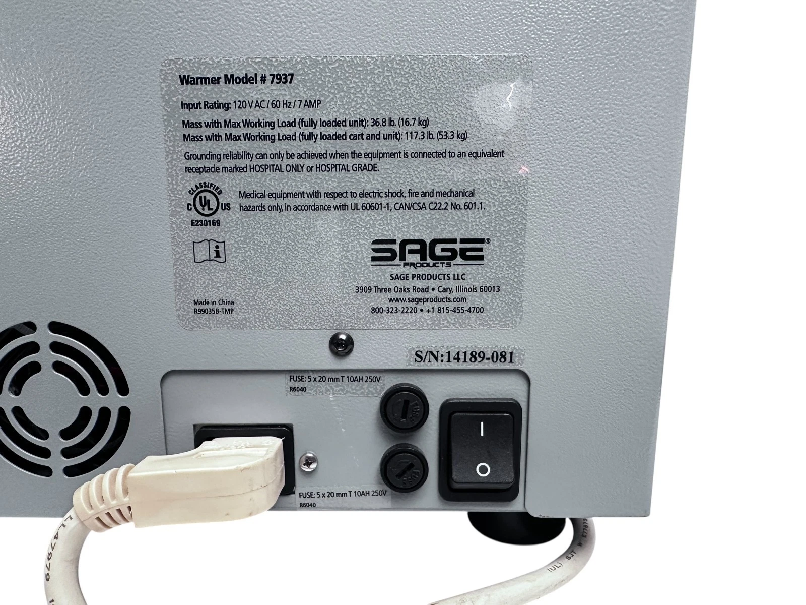 Sage Comfort Bath Wipes Warmer Model 7937 – Digital Display – Tested & Working — photo 7 of 7