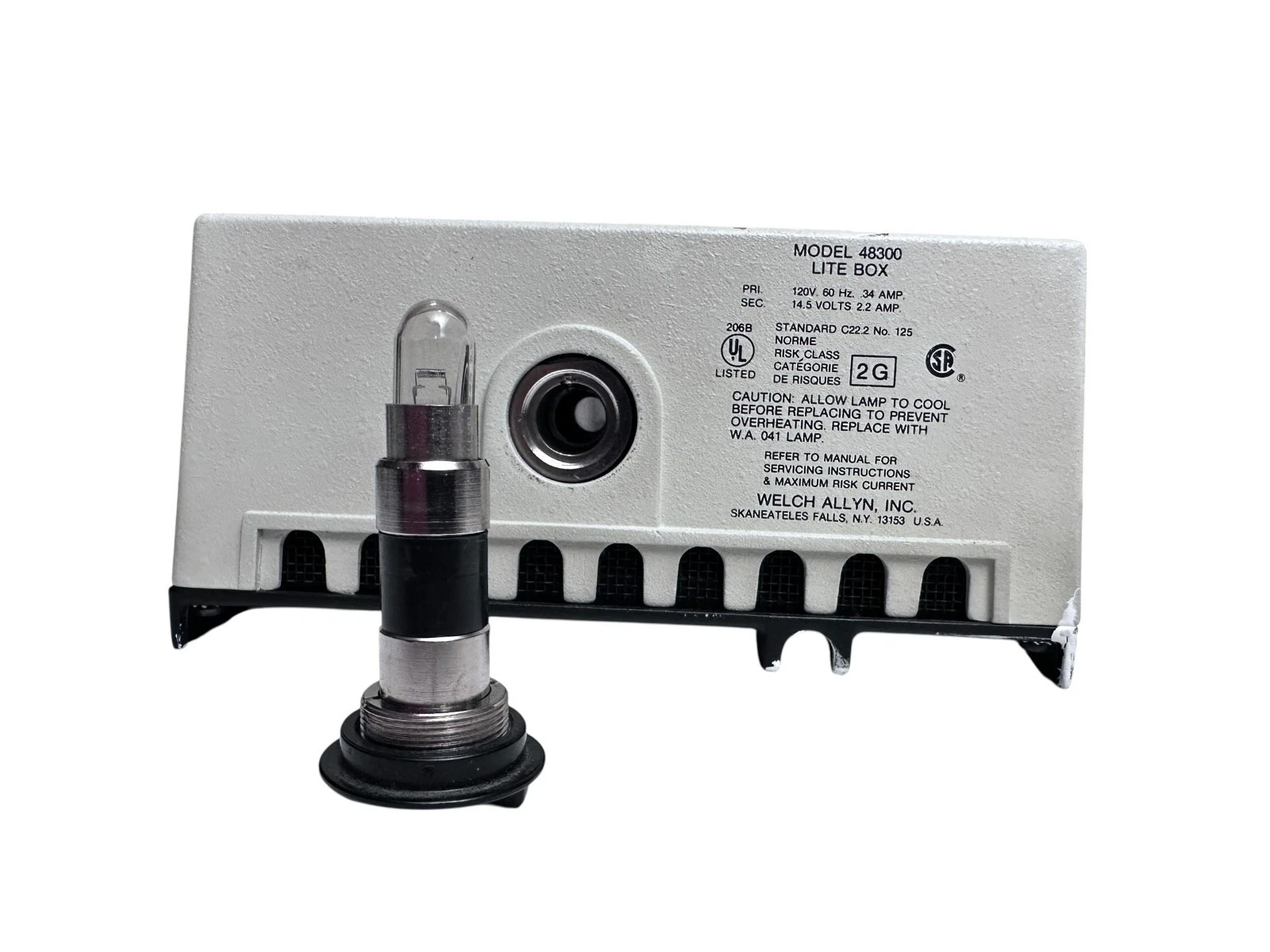Welch Allyn Lite Box 48300 Medical Exam Lamp Light Source – Tested w/ Bulb — photo 7 of 9
