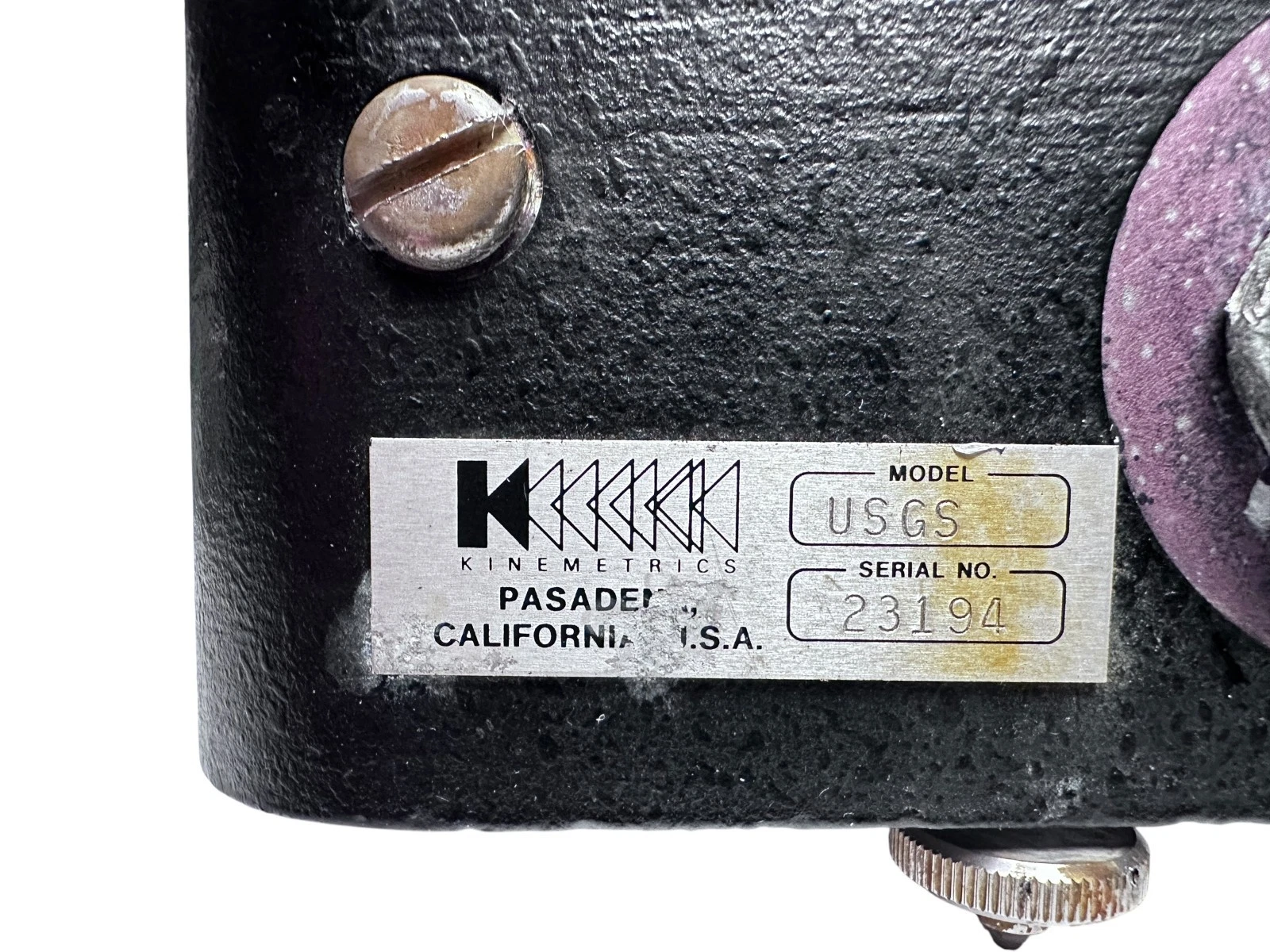 Kinemetrics FBA 23 Earthquake Seismic 3-component Accelerometer Model 23194 — photo 2 of 7