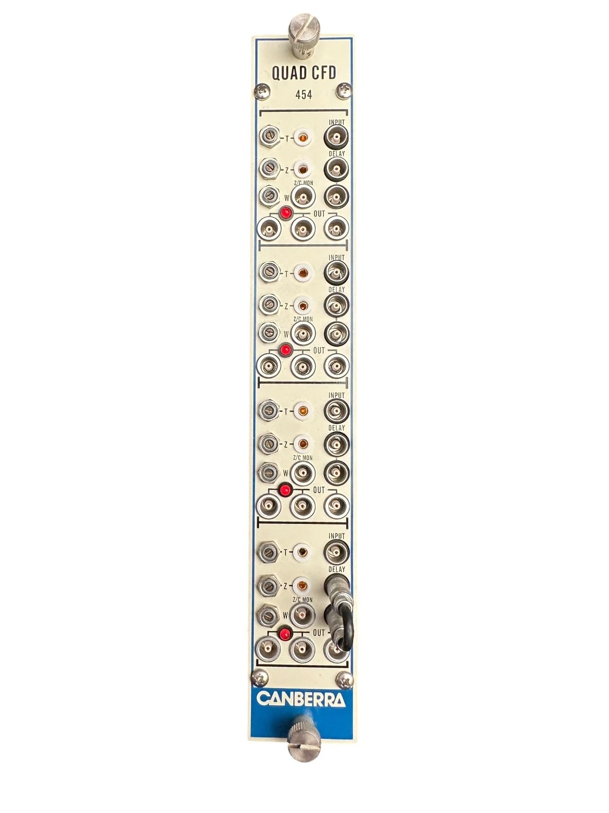Canberra 454 Quad CFD Constant Fraction Discriminator NIM Module – Working Pull