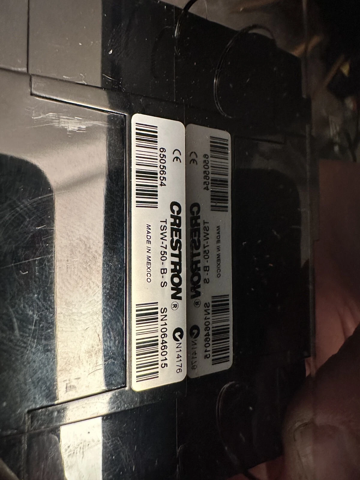 Crestron TSW-750-B-S 7” Touchscreen Panel | Tested | Fully Functional | PoE — photo 6 of 6