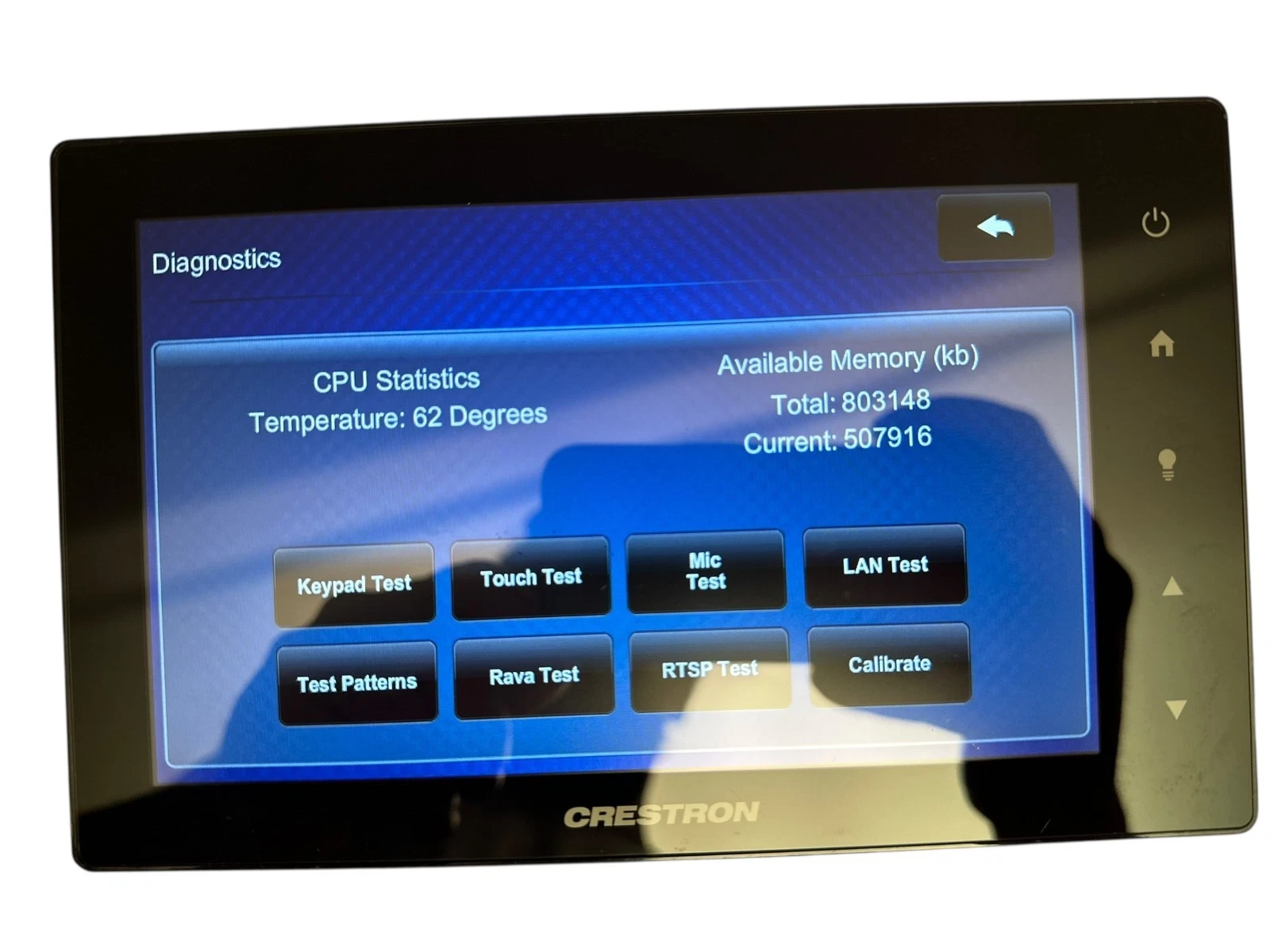 Crestron TSW-750-B-S 7” Touchscreen Panel | Tested | Fully Functional | PoE — photo 2 of 6