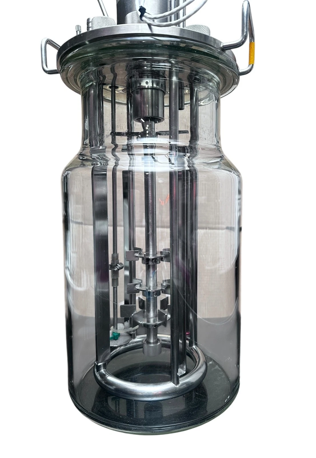 Glass Bioreactor Fermenter Vessel 5L w/ Stainless Headplate & Impeller — photo 5 of 10