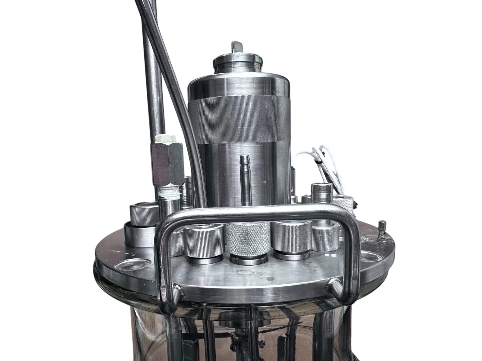 Glass Bioreactor Fermenter Vessel 5L w/ Stainless Headplate & Impeller — photo 10 of 10