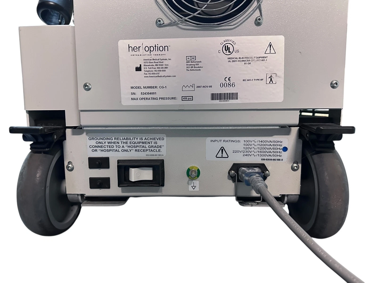 Her Option Cryoablation Therapy System CG-1 – CooperSurgical / AMS — photo 9 of 13