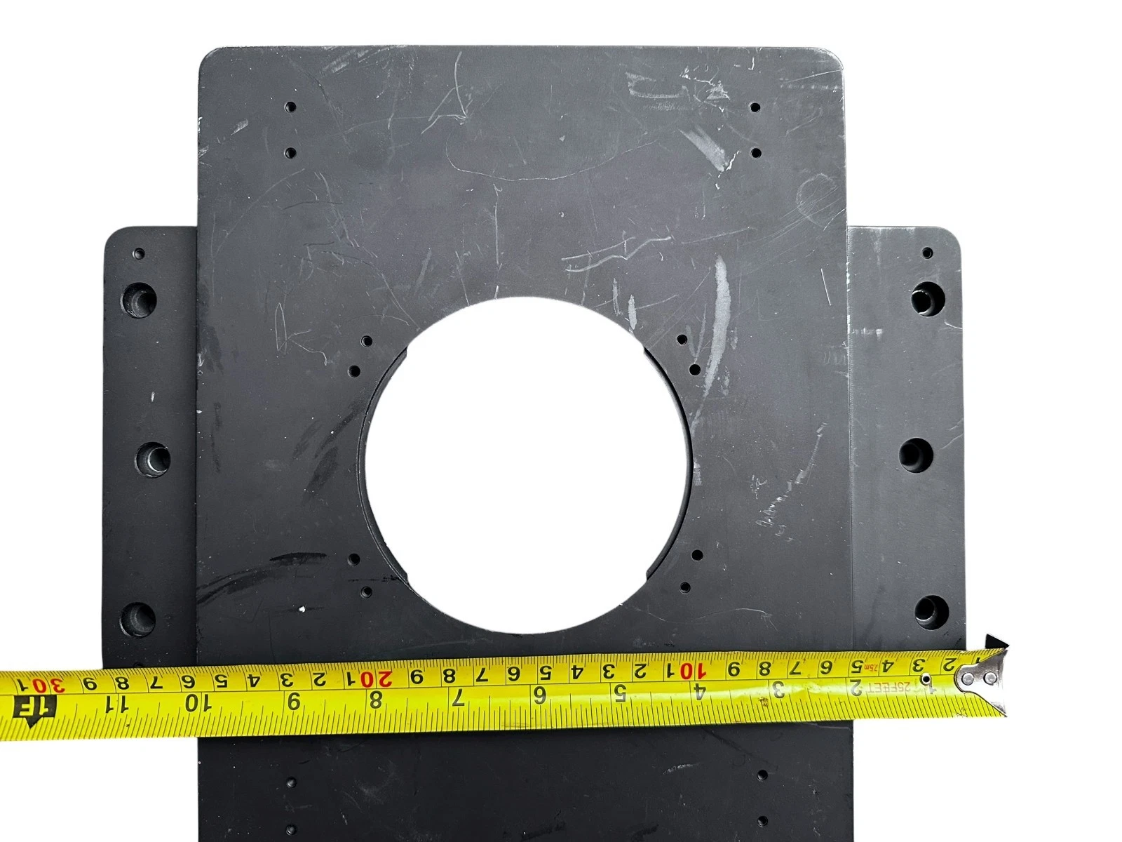 Precision Microscope XY Stage Plate Assembly with Mounting Bracket & Adjuster — photo 6 of 7