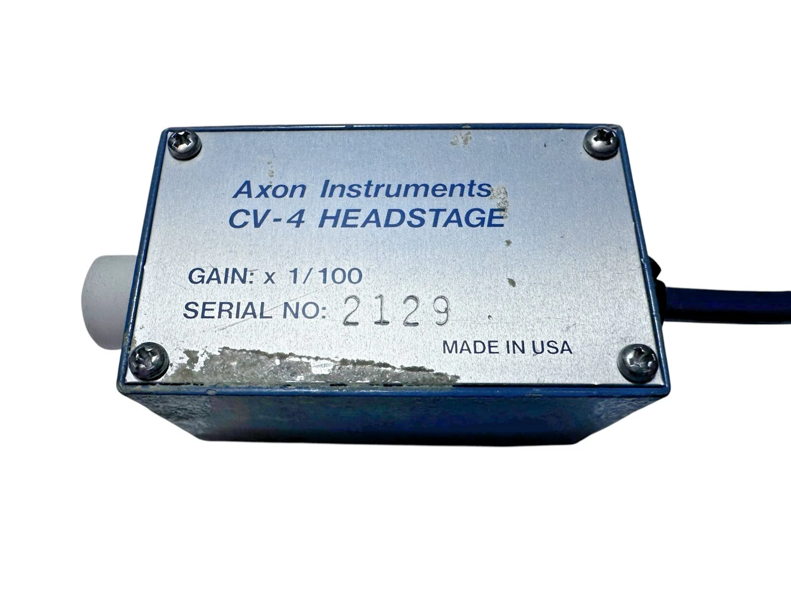Axon Instruments CV-4 Boost Box with CV-4 Headstage – Gain x1/100 – Tested — photo 7 of 10