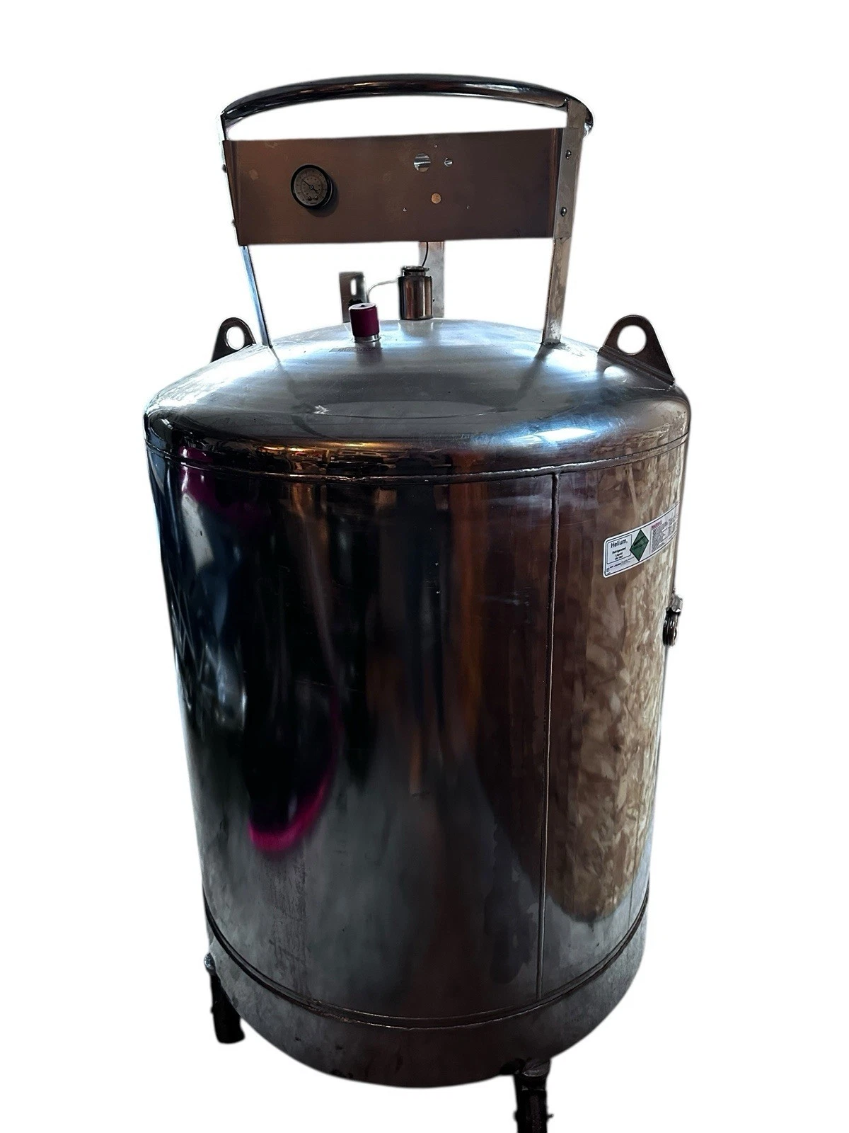 Cryenco NMR 250L Liquid Helium Storage Dewar — photo 5 of 15