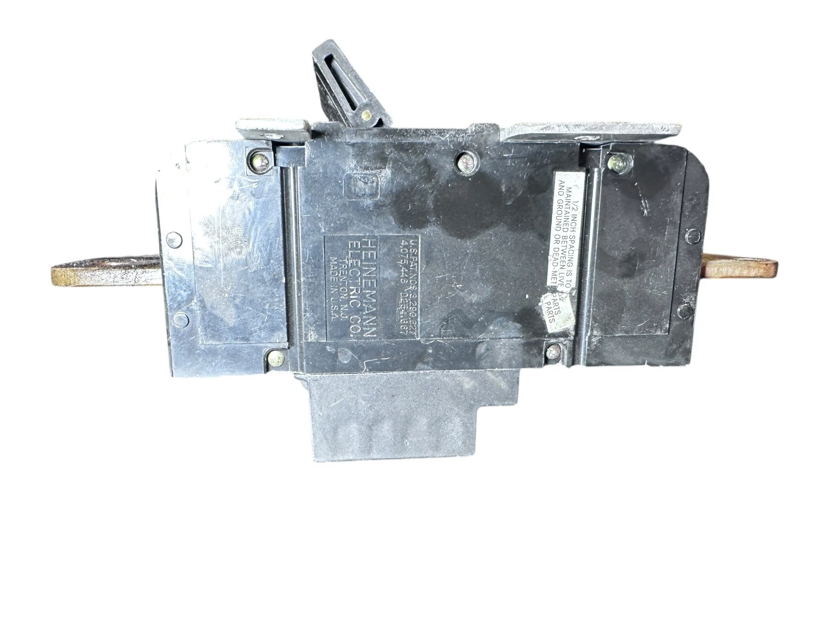 Heinemann Electric GJ1P-H3-PE-DU 600A 160V DC Circuit Breaker – 3-Pole — photo 4 of 8