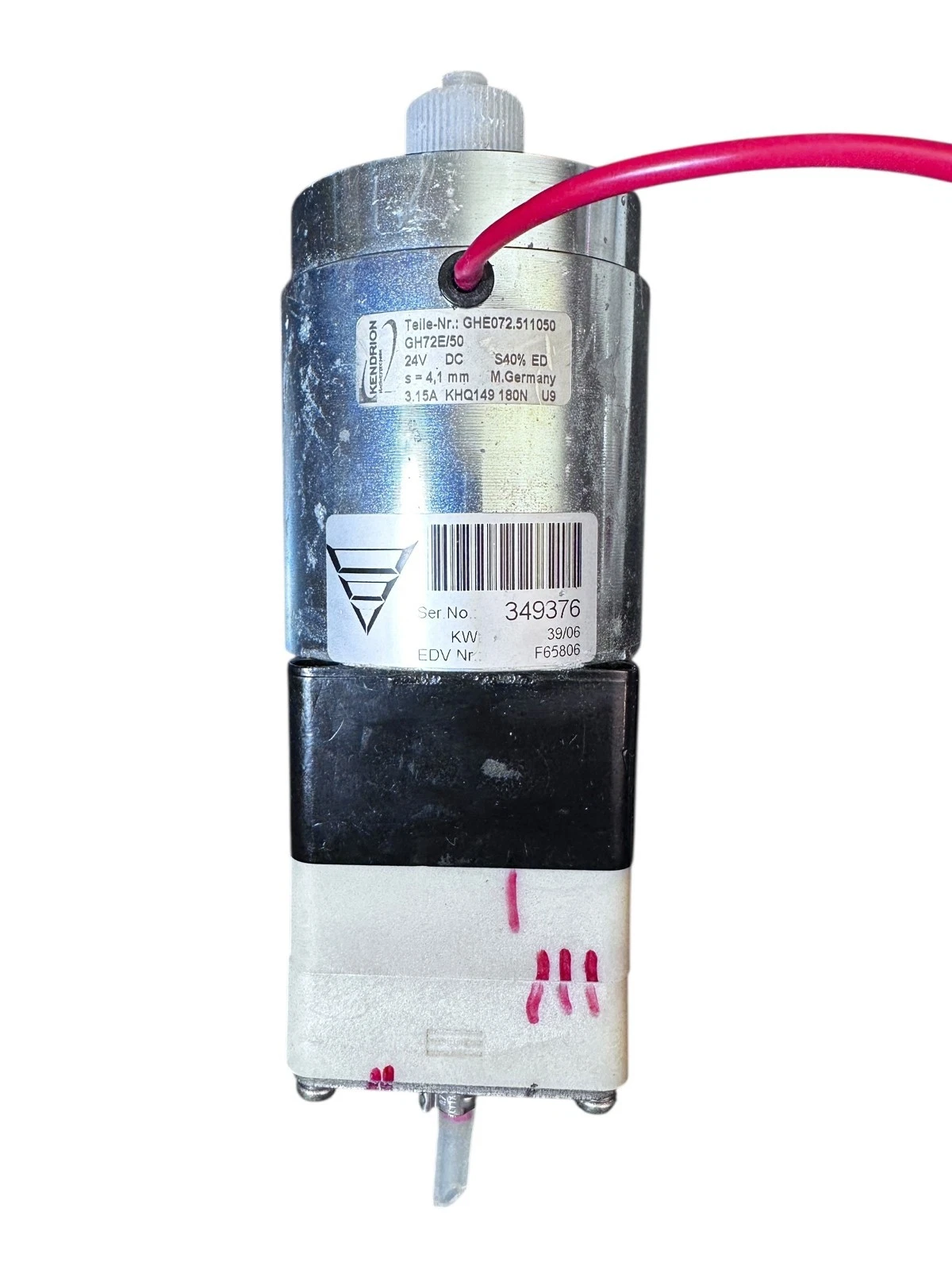 Fresenius 565806 + Kendrion GH72E/150 24V Motor — photo 8 of 8