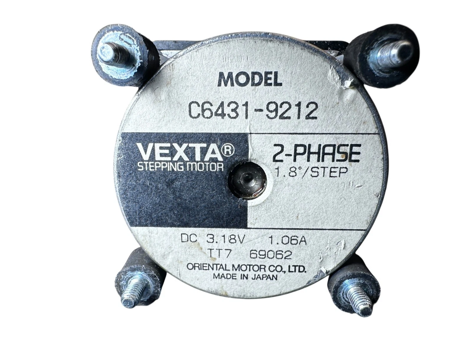 Vexta C6431-9212 Stepper Motor Assembly 2-Phase 1.8°/Step 3.18V 1.06A Pump Unit — photo 9 of 9