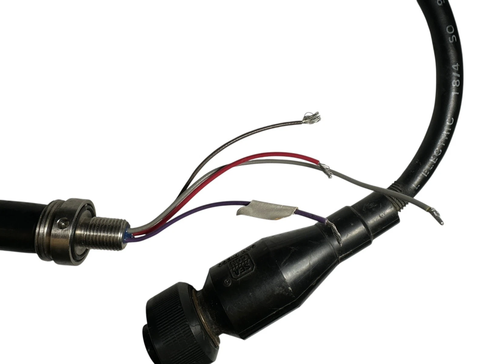 Seacon San Diego 6-Pin Underwater Connector Cable Assembly – Royal Electric 18/4 — photo 4 of 8