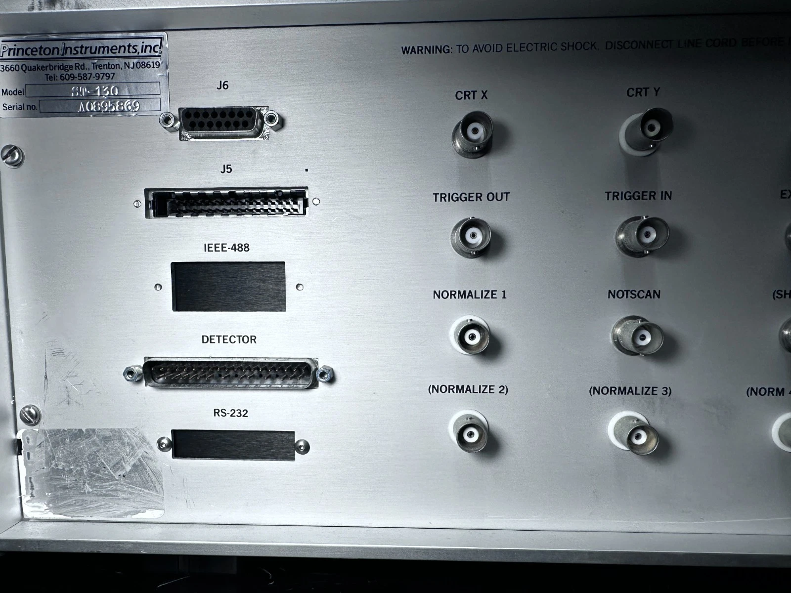 Princeton Instruments SH-130 Detector Controller CCD Cooling Power Supply Unit — photo 9 of 11