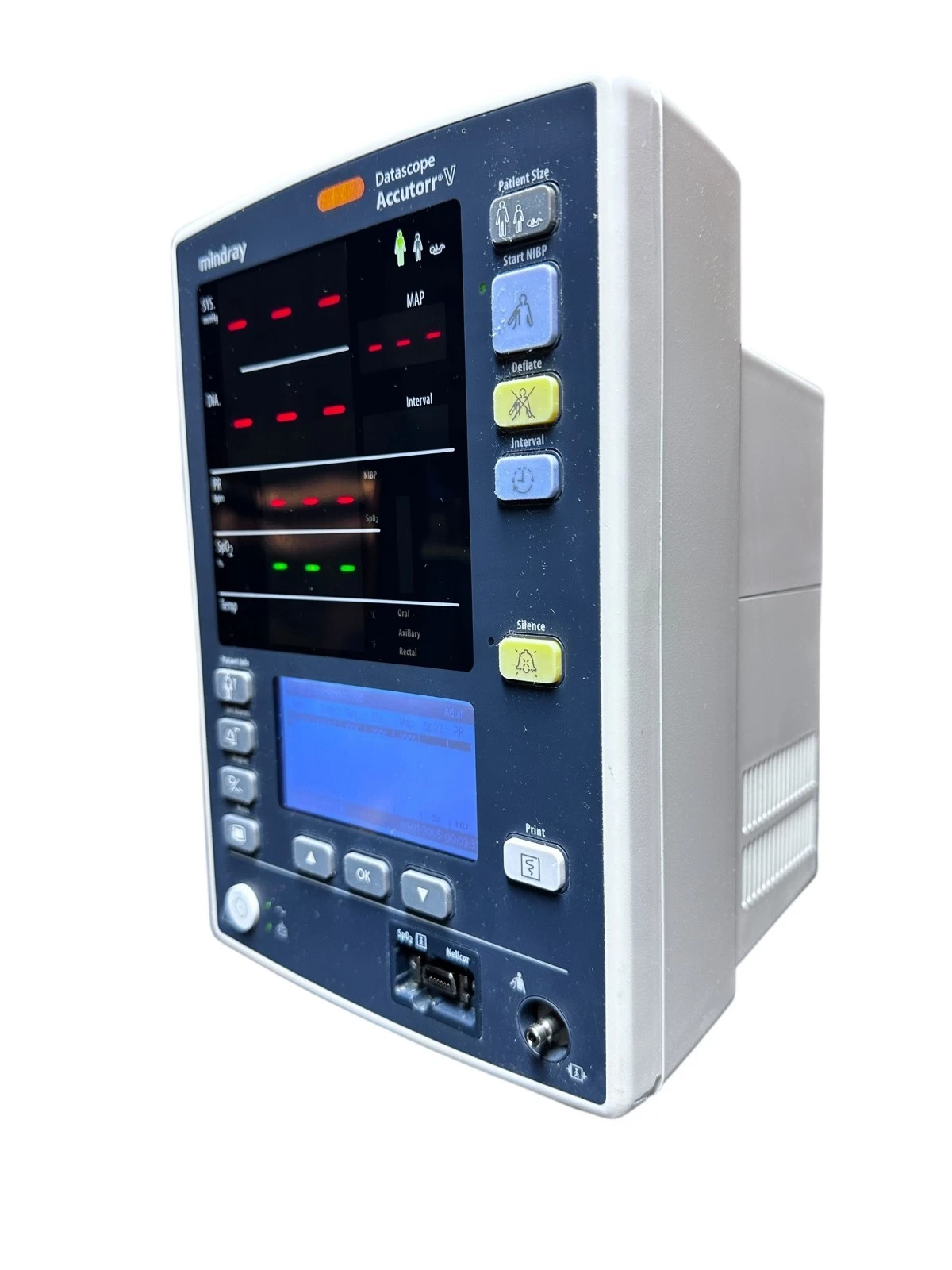Mindray Datascope Accutorr V Patient Monitor with Printer – Tested, Battery Inst — photo 3 of 13