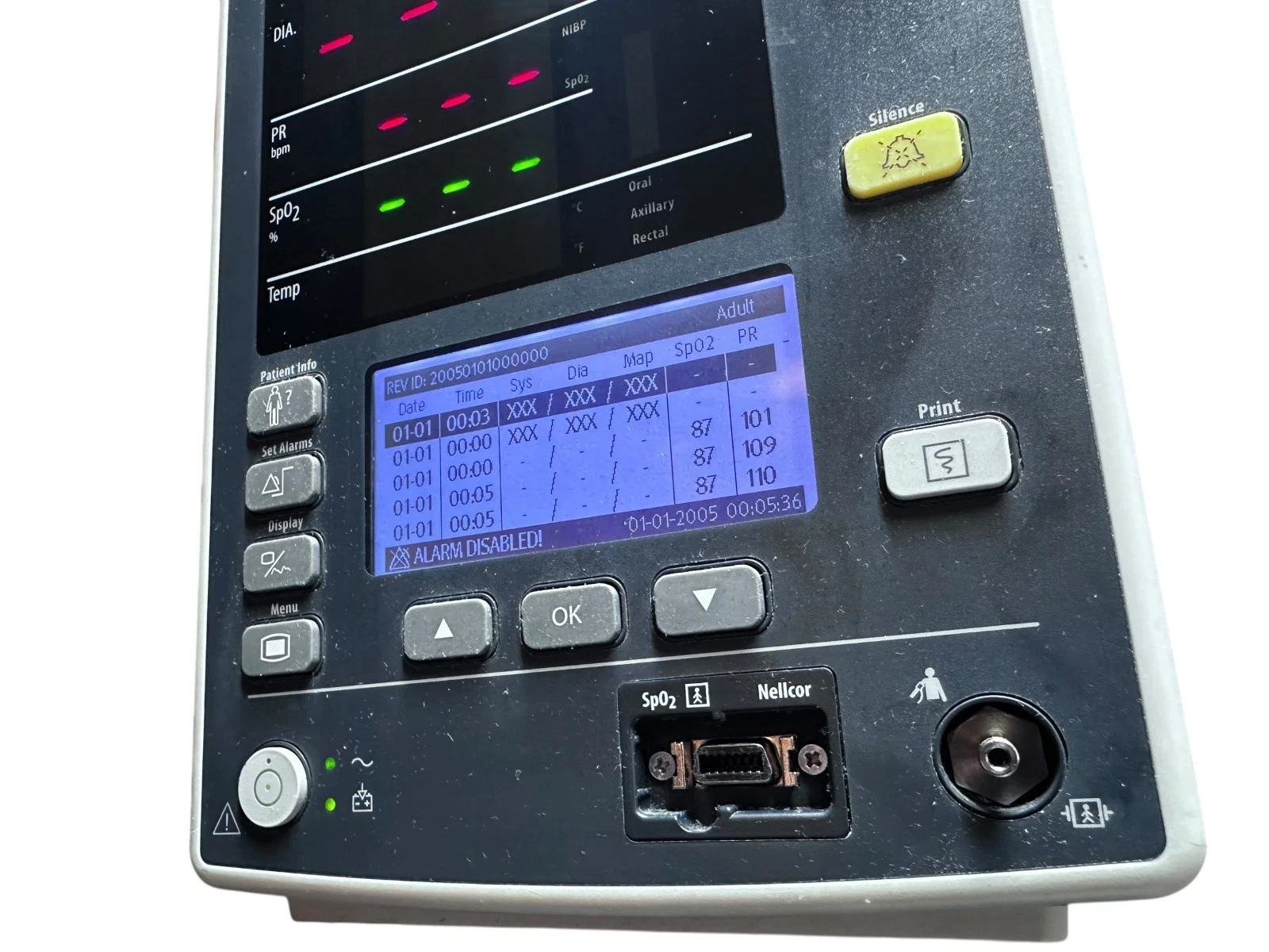 Mindray Datascope Accutorr V Patient Monitor with Printer – Tested, Battery Inst — photo 12 of 13