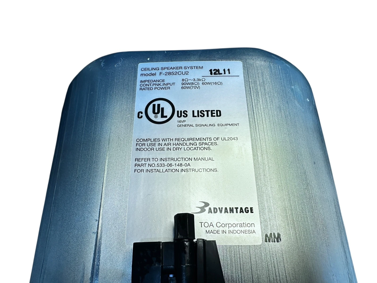 TOA F-2852CU2 Ceiling Speaker System 5" Coaxial 70V/25V Line w/ Grill – New — photo 3 of 16