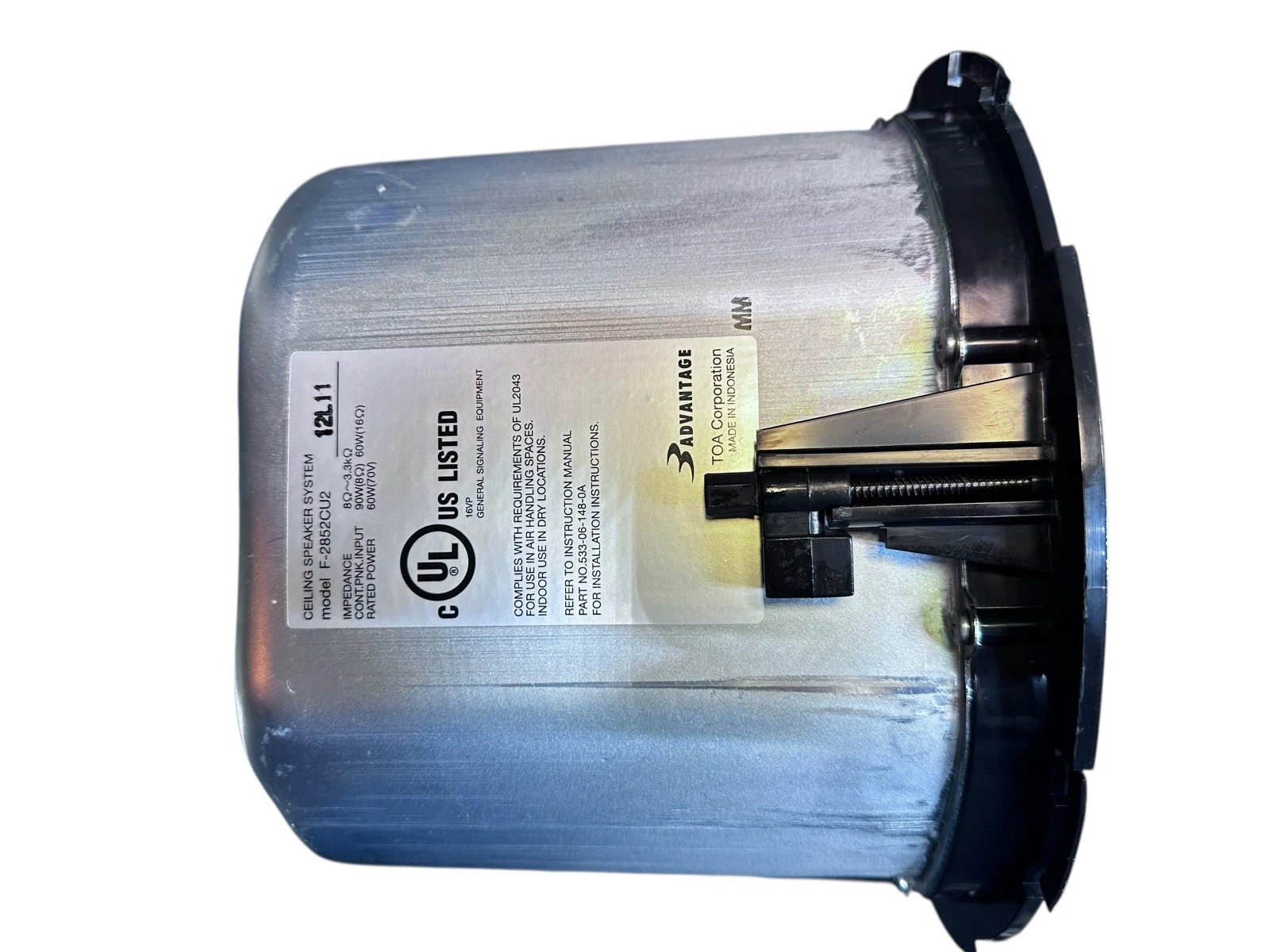 TOA F-2852CU2 Ceiling Speaker System 5" Coaxial 70V/25V Line w/ Grill – New — photo 16 of 16