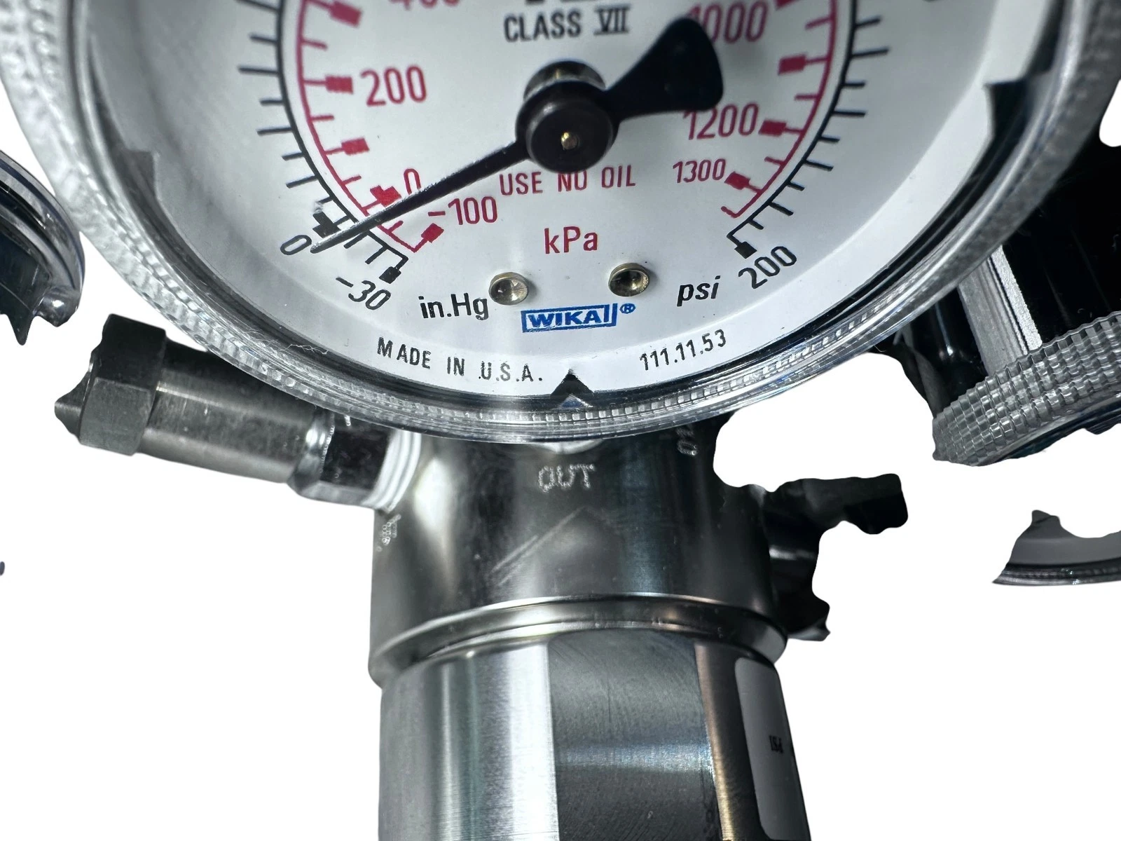 ProStar PRS301233 Regulator 3000 PSI 100 PSI WIKA Dual Gauge Ohmeda Flowmeter — photo 7 of 17
