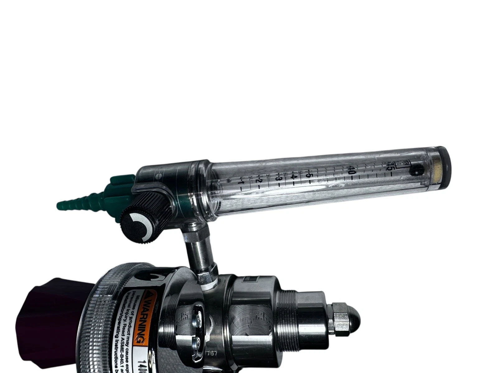 ProStar PRS301233 Regulator 3000 PSI 100 PSI WIKA Dual Gauge Ohmeda Flowmeter — photo 9 of 17