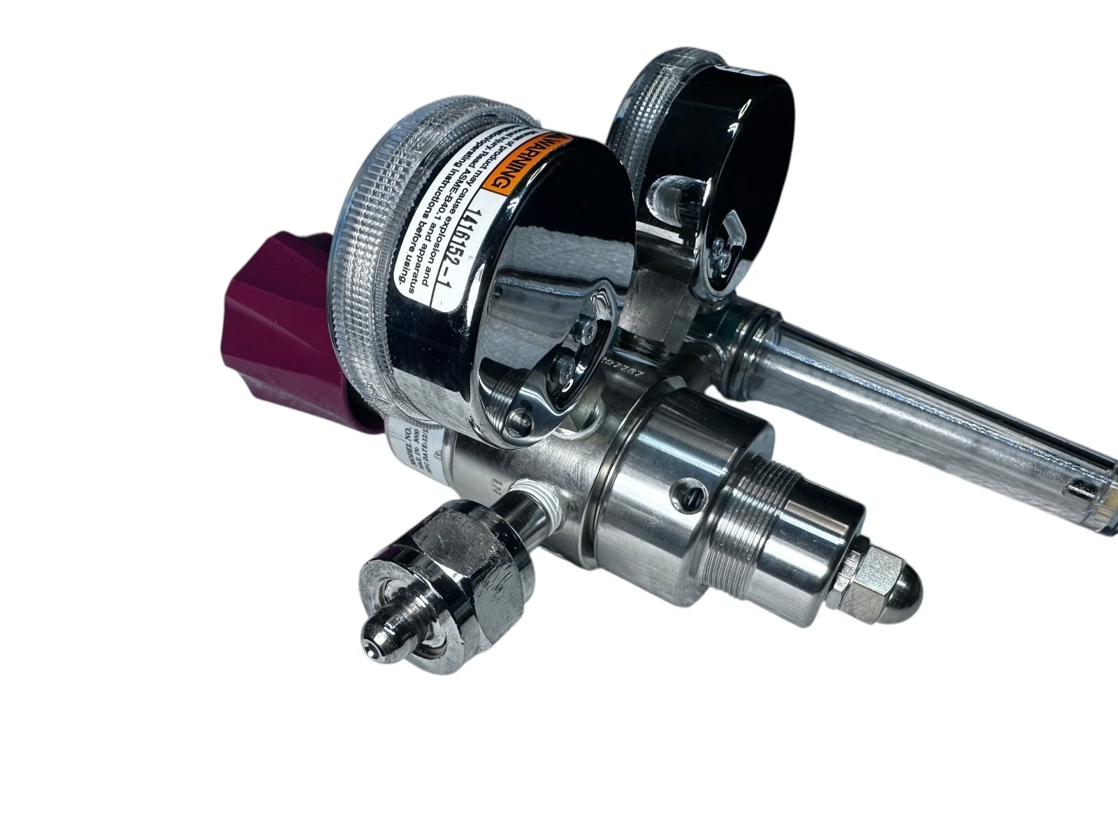 ProStar PRS301233 Regulator 3000 PSI 100 PSI WIKA Dual Gauge Ohmeda Flowmeter — photo 10 of 17