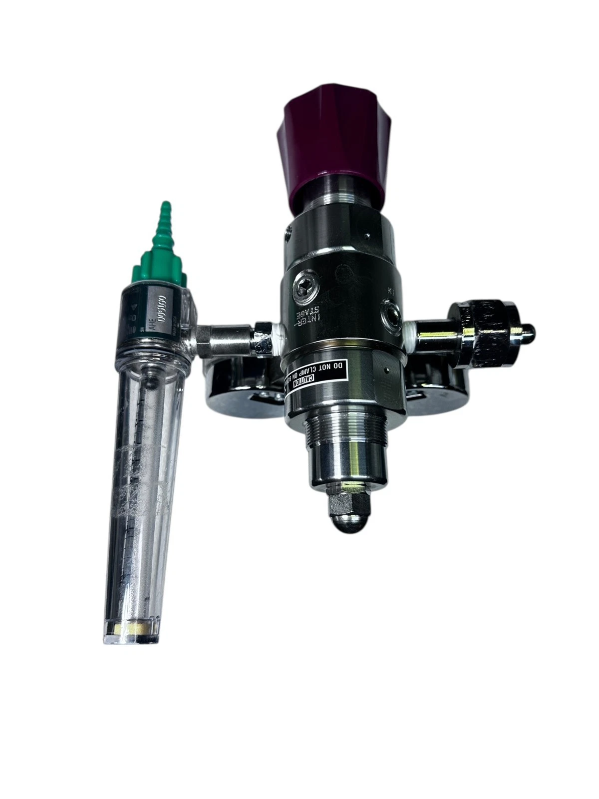 ProStar PRS301233 Regulator 3000 PSI 100 PSI WIKA Dual Gauge Ohmeda Flowmeter — photo 12 of 17